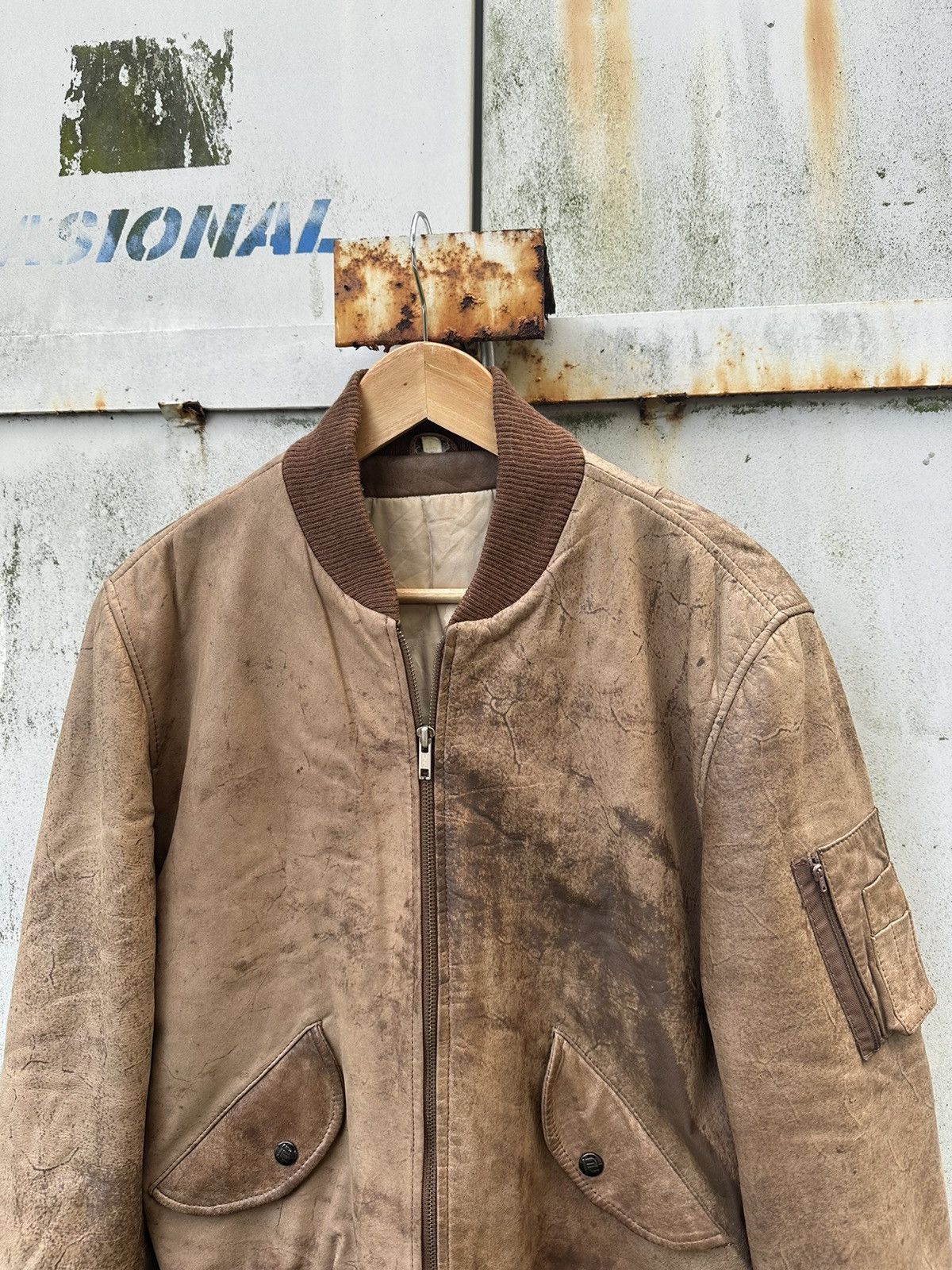 Vintage 👹Vintage Robert Copotoeh Brown Leather Jacket Size US S / EU 44-46 / 1 - 4 Thumbnail