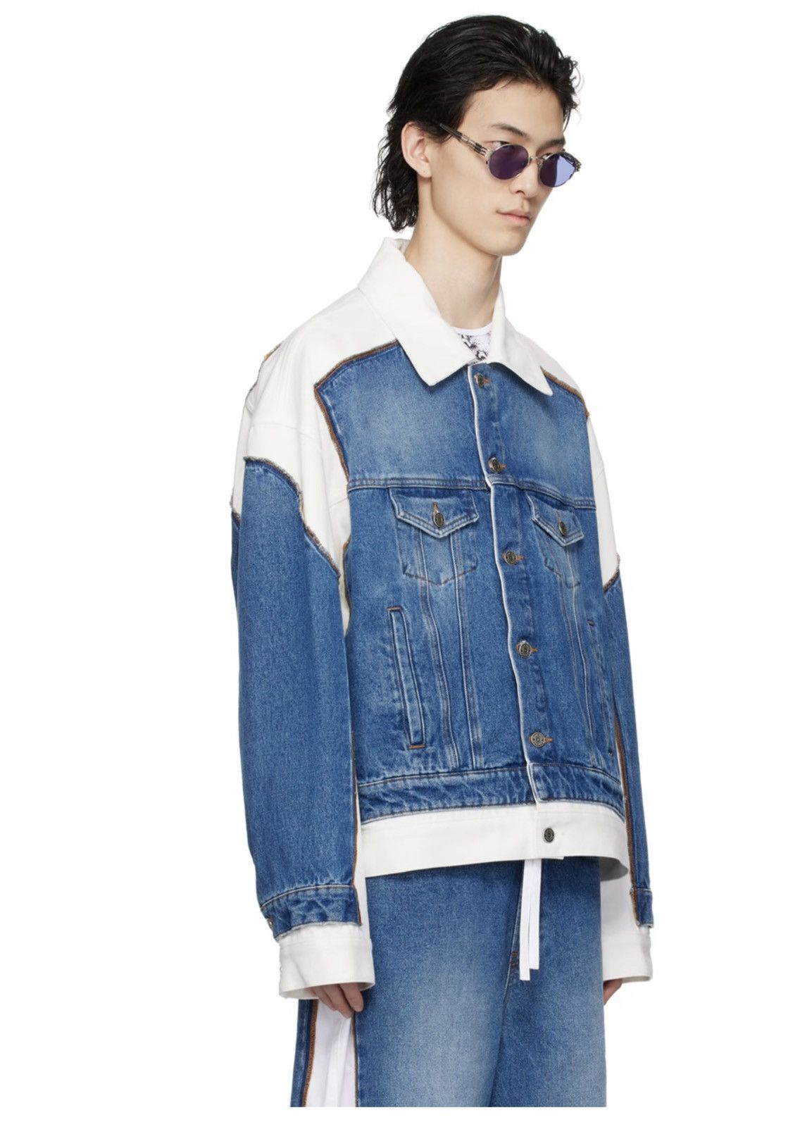 Jean Paul Gaultier The Trompe-l'œil Denim Jacket Size US S / EU 44-46 / 1 - 15 Thumbnail