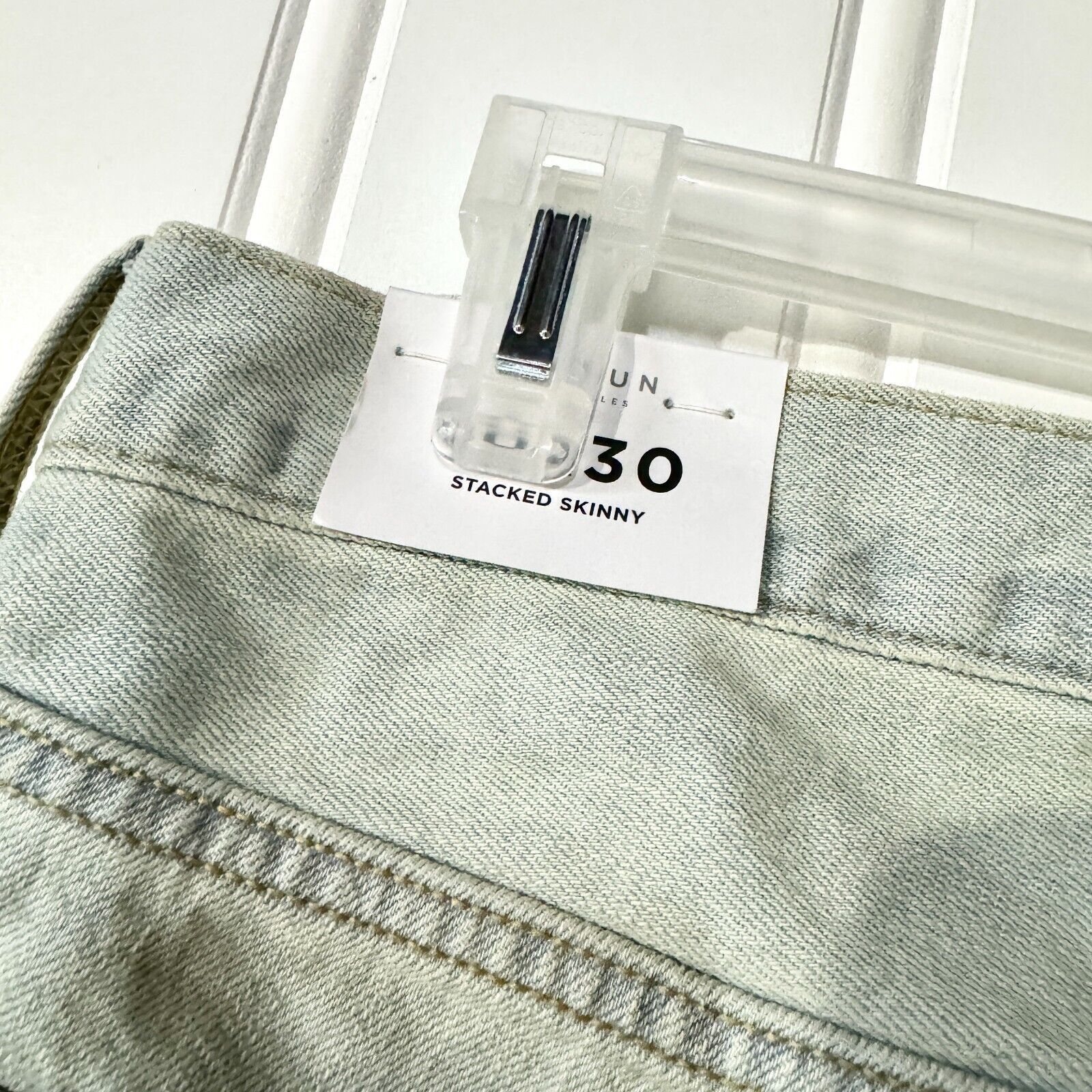 Pacsun PacSun Jeans Size 30X30 Stacked Skinny Light Acid Washed NEW Size US 30 / EU 46 - 4 Thumbnail