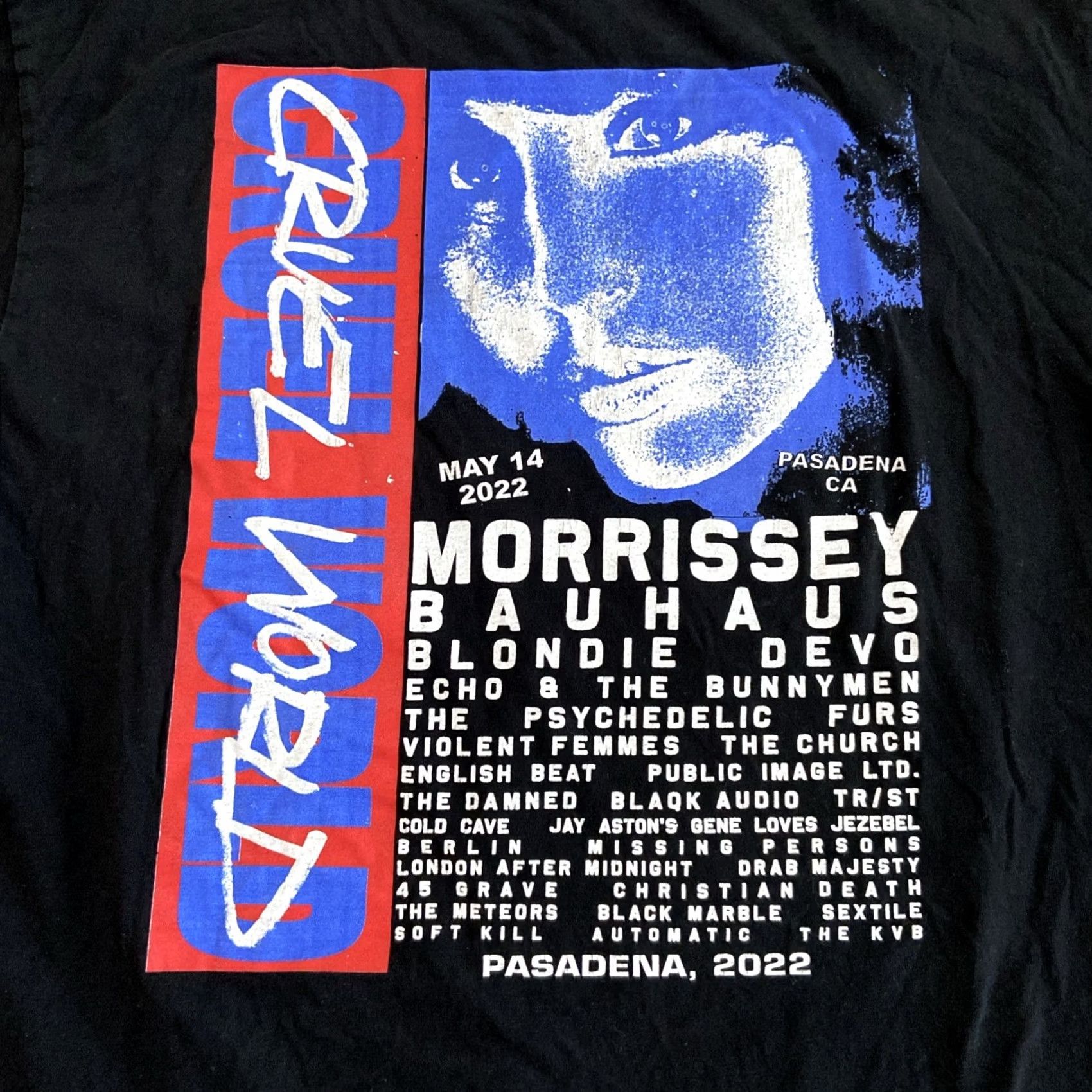Vintage Cruel World T-Shirt Mens L Black Crew Neck Short Sleeve Graphic Print Vintage No Size US L / EU 52-54 / 3 - 7 Thumbnail