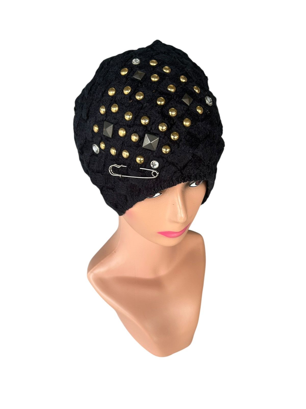 Japanese Brand × Kapital × Vintage Japanese Punk Bondage Style Knitt Beanie Hats Size ONE SIZE - 3 Thumbnail