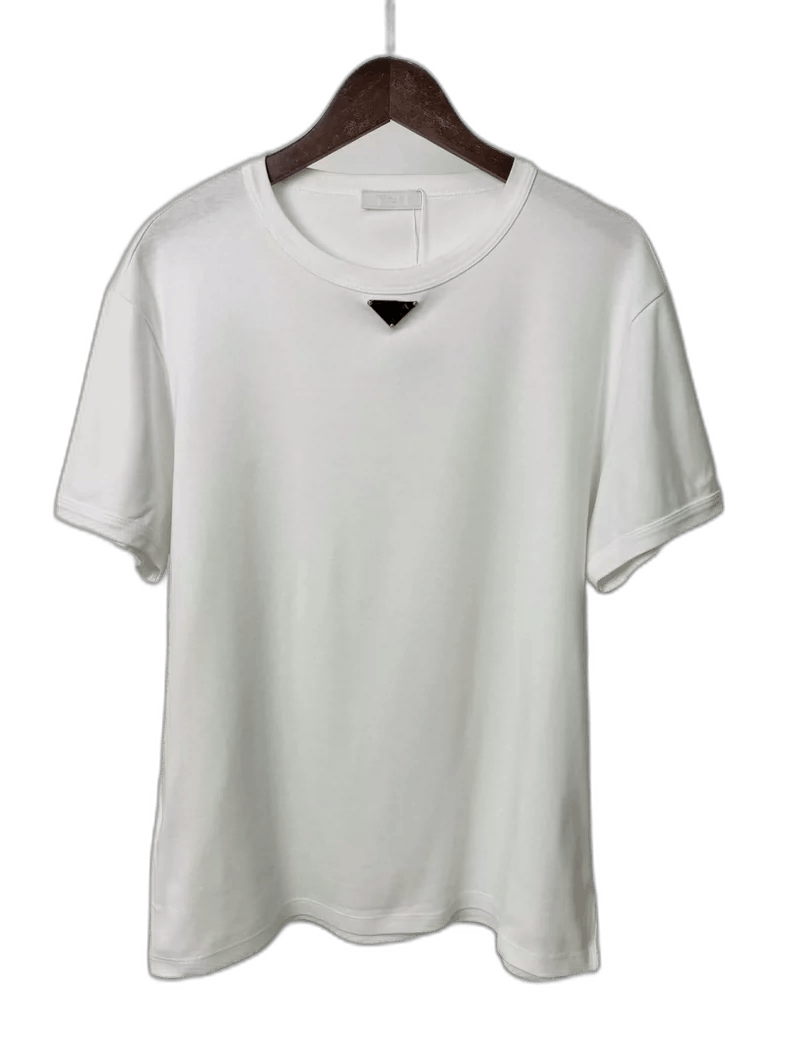Prada Prada Short Sleeve TShirt with Triangle Logo-2506 Size US XXL / EU 58 / 5 - 1 Thumbnail