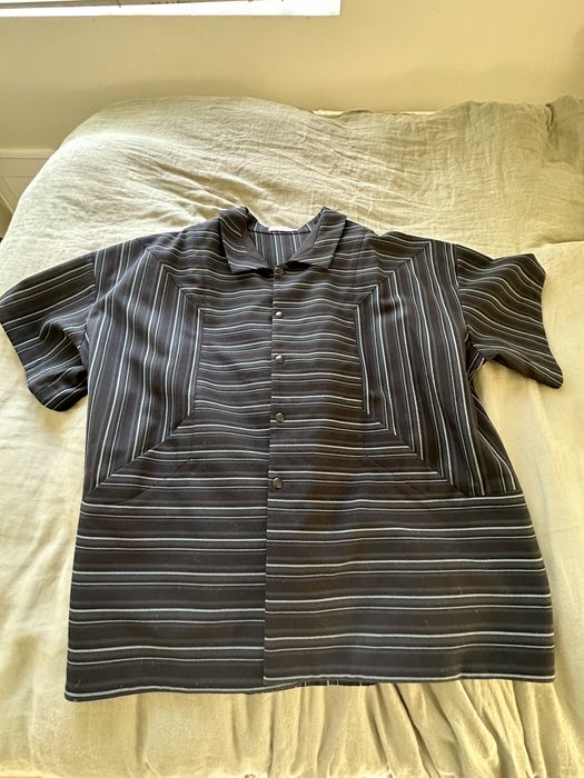 Kiko Kostadinov Lentz Striped Overshirt | Grailed