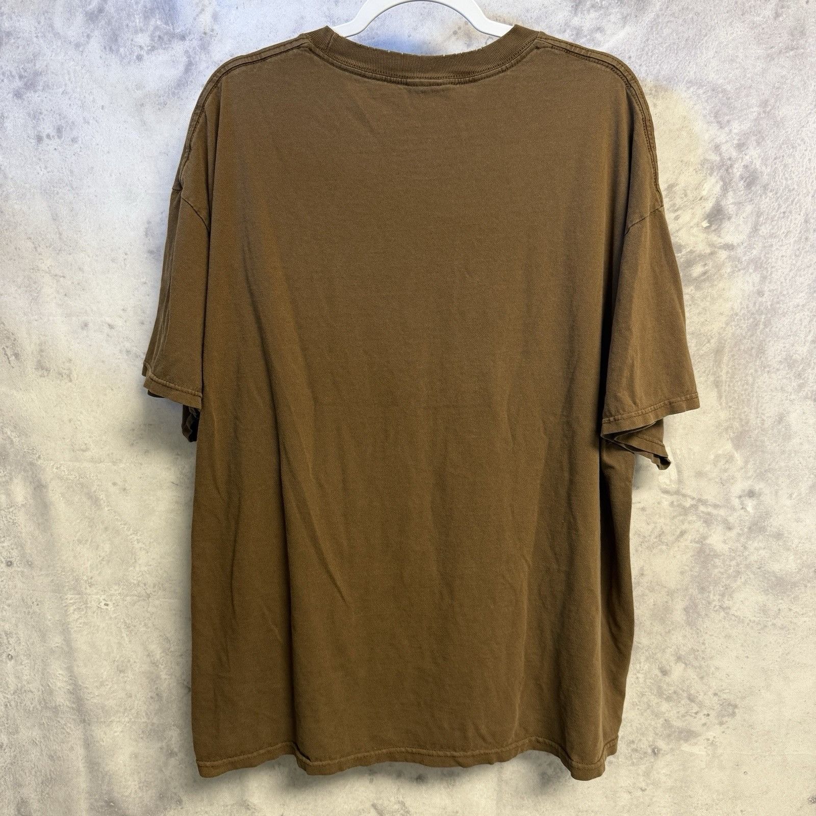 Vintage Vintage Y2K Funny Saying T Shirt Mens 2XL 25x29 Brown Short Size US XXL / EU 58 / 5 - 3 Thumbnail