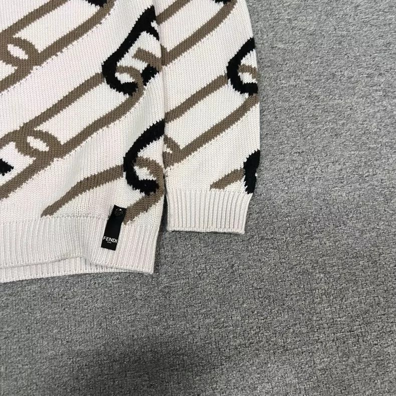 Fendi fendi double f crew neck sweater-2508 Size US L / EU 52-54 / 3 - 4 Thumbnail