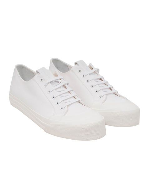 Bottega Veneta Speedster Sneakers White Canvas Size US 7 / EU 40 - 1 Thumbnail