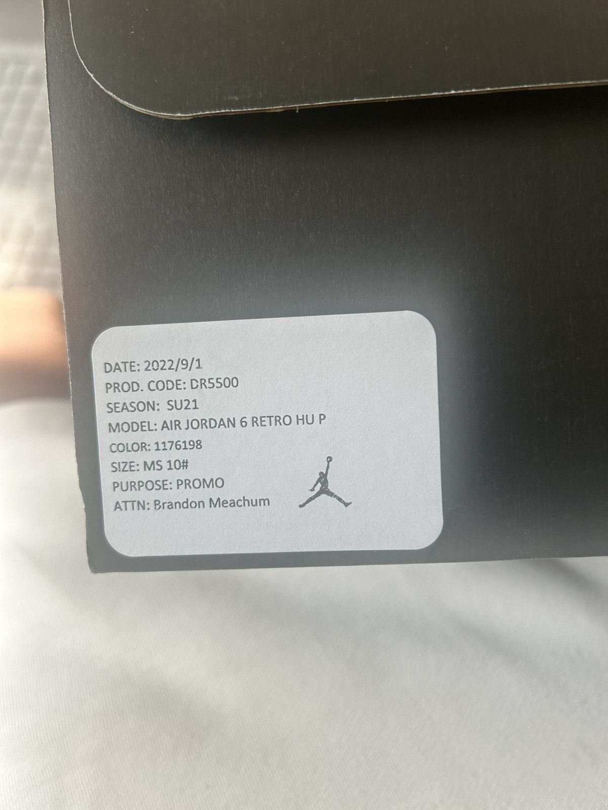 Jordan Brand Air Jordan VI 6 Howard university PE size 10 PE promo sample Size US 10 / EU 43 - 2 Thumbnail