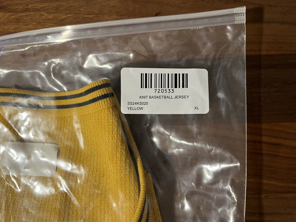 Aime Leon Dore Aime Leon Dore ALD Knit Basketball Jersey Sweater Yellow Size US XL / EU 56 / 4 - 10 Thumbnail