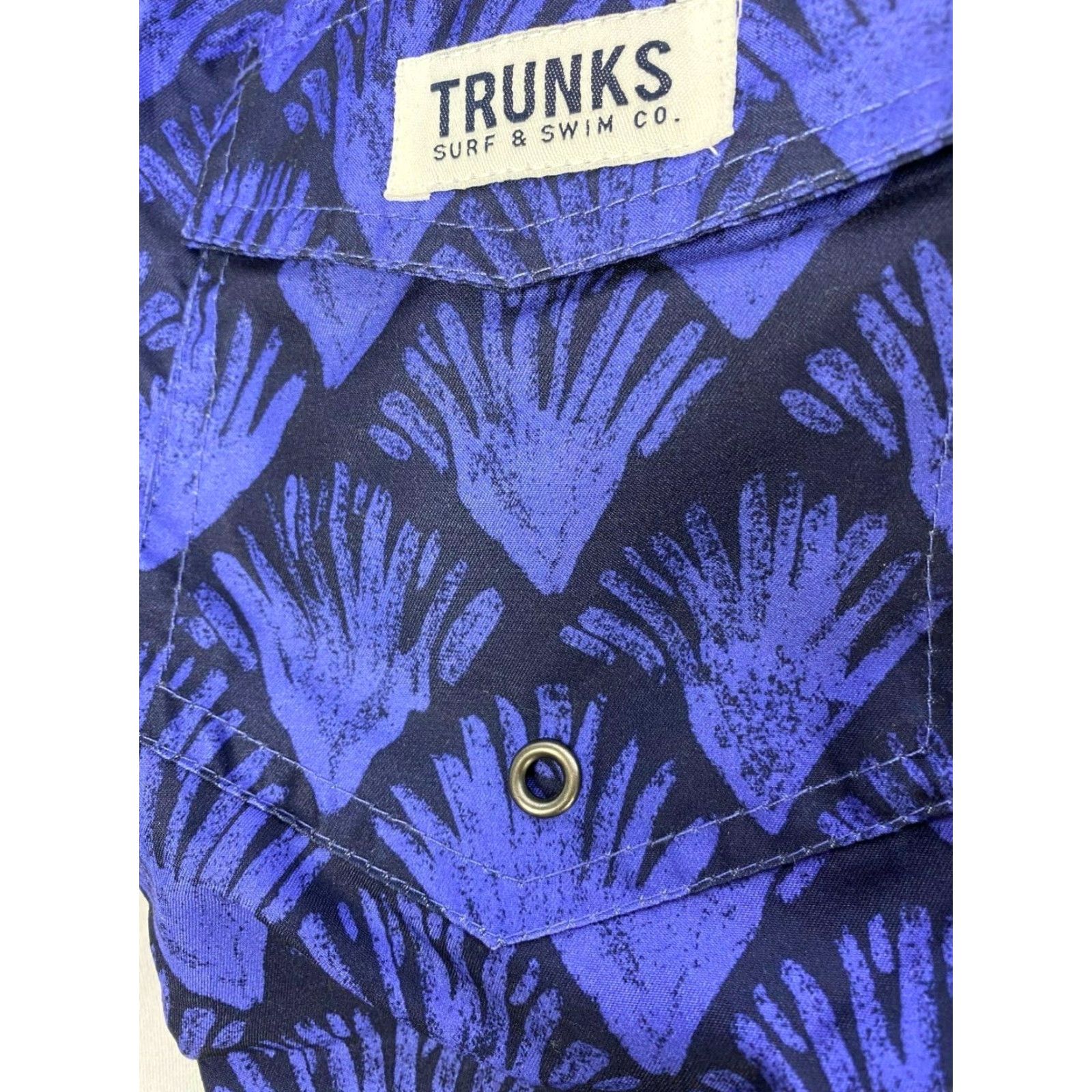 CO Surf & Swim Co Men's 6" San O Swim Trunks - PURPLE Large Short Trunks Mens SURF & SWIM CO, 6", Purple, Regular, Solid Pattern, 100% Polyester, Large Size US 33 - 6 Thumbnail