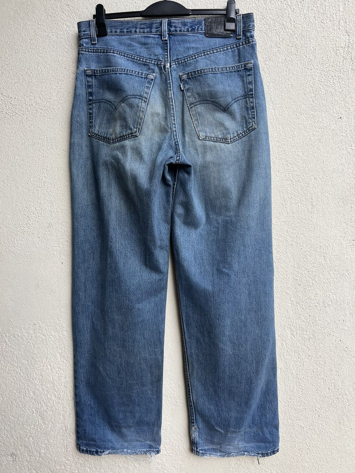 Levi's × Vintage VTG 90s Levi’s Silvertab Dirty Denim Loose Wide Leg Jeans Size US 33 - 13 Thumbnail