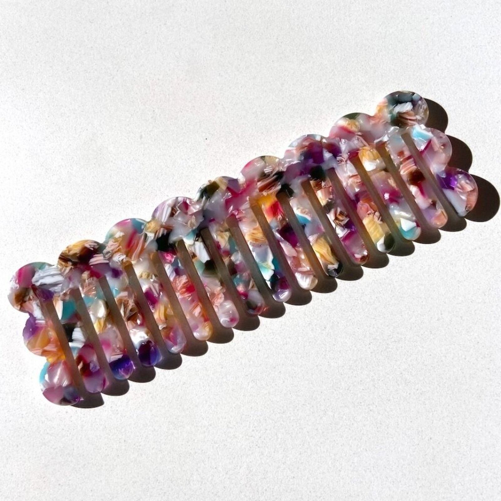 Anthropologie • A024 • NWT Solar Eclipse Multi Scalloped Hair Comb Size ONE SIZE - 1 Thumbnail