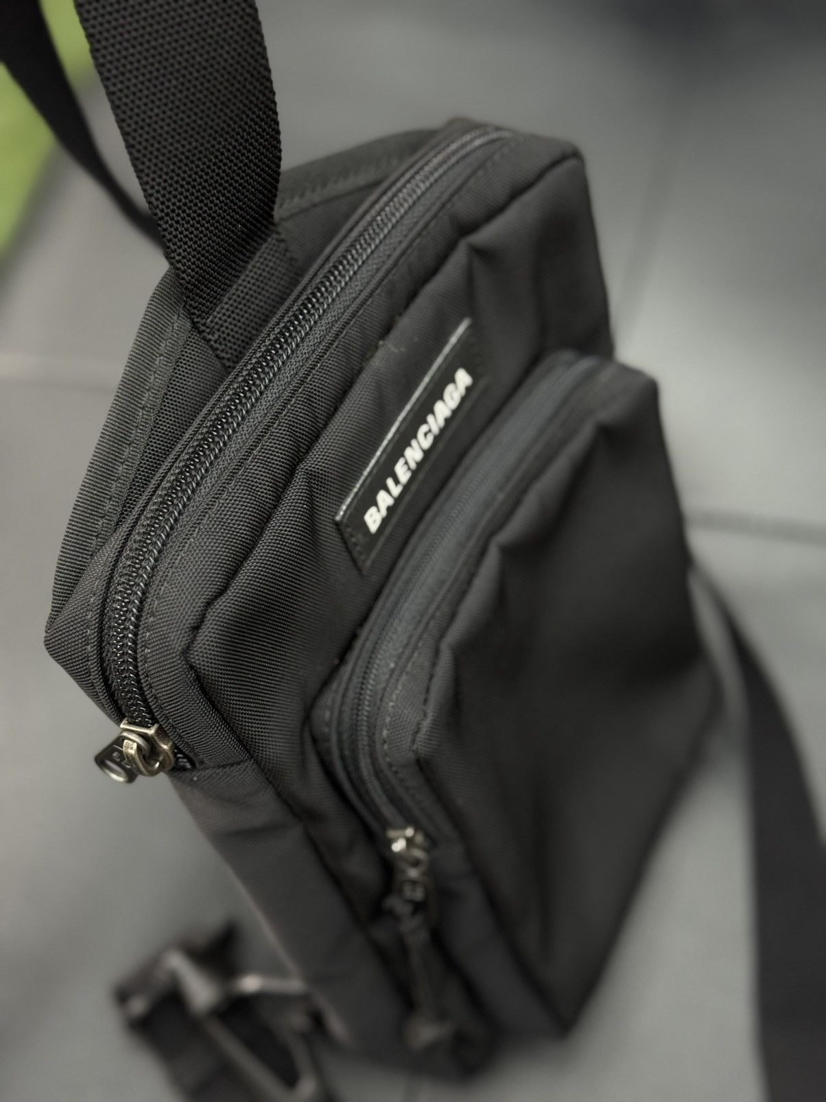 Balenciaga BALENCIAGA Explorer Shoulder Bag Black Unisex $1000 Retail Size ONE SIZE - 13 Thumbnail