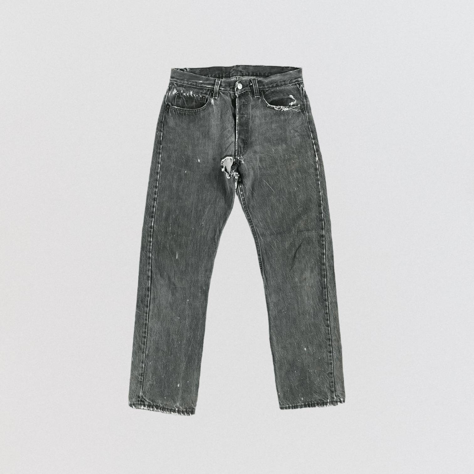Levi's × Vintage Vintage 90s Sunfaded Levis 501 Jeans-JM2224 Size US 31 - 1 Thumbnail