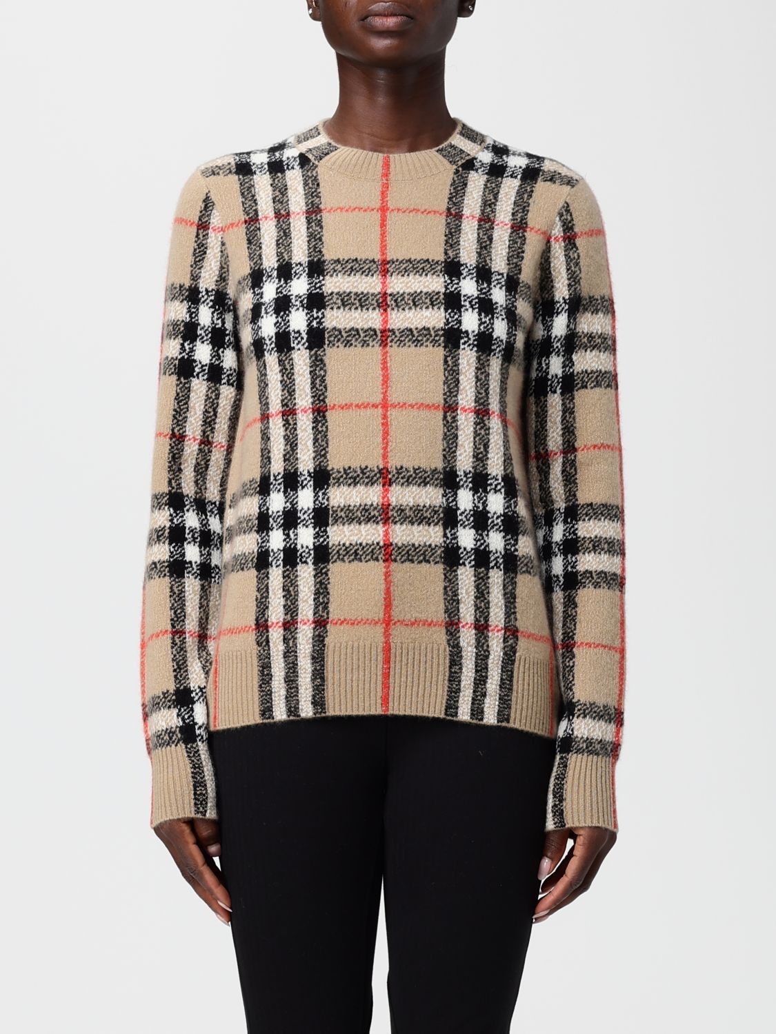 Burberry Burberry Sweater Woman Beige Size S / US 4 / IT 40 - 1 Thumbnail