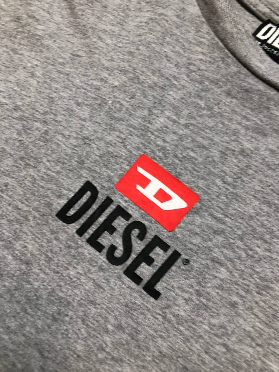 Diesel Y2K gray T-shirt logo Diesel Vintage streetwear Size US L / EU 52-54 / 3 - 8 Thumbnail