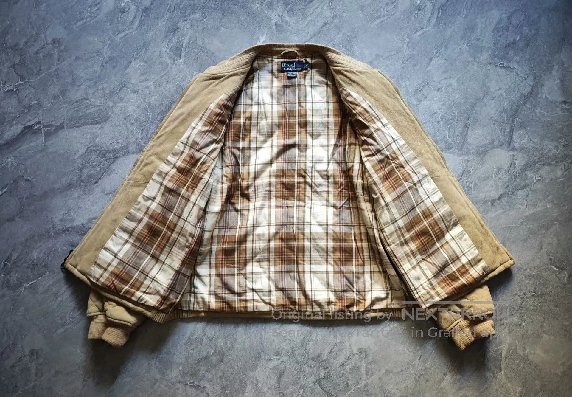 Polo Ralph Lauren quilted suede leather jacket by polo ralph lauren. Size US XL / EU 56 / 4 - 2 Thumbnail