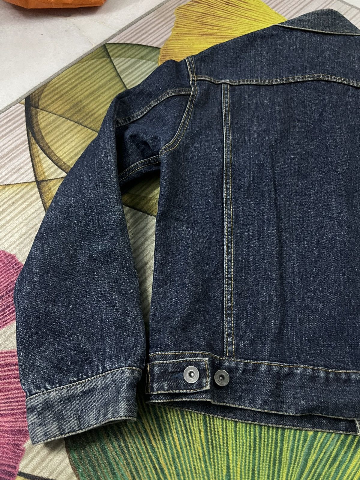 Japanese Brand 💥2000’s Uniqlo Distress Denim Jacket Size US S / EU 44-46 / 1 - 12 Thumbnail