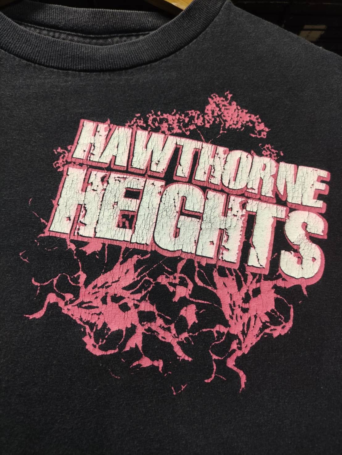 Band Tees Vtg 00's Hawthorne Heights Band " Tree Emo " Art T-Shirt Size US M / EU 48-50 / 2 - 4 Thumbnail