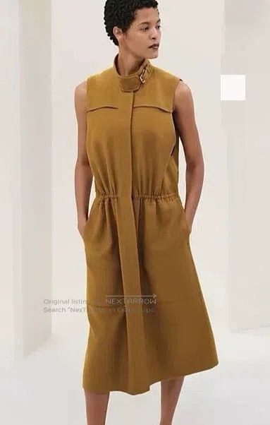 Hermes Hermes Soft Green Vest Wool Dress Size XS / US 0-2 / IT 36-38 - 1 Thumbnail