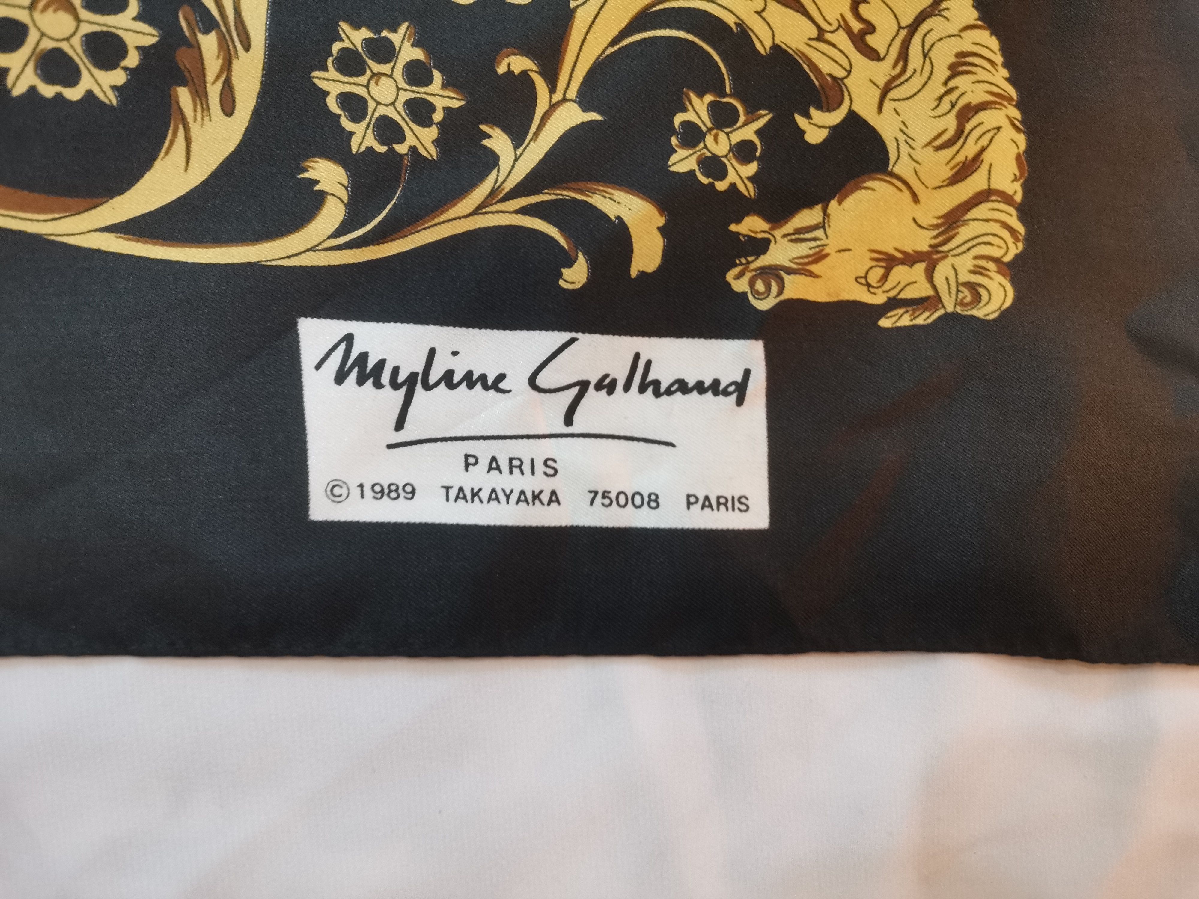 Designer × Longchamp Rare vintage Longchamp scarves nice design Size ONE SIZE - 5 Thumbnail