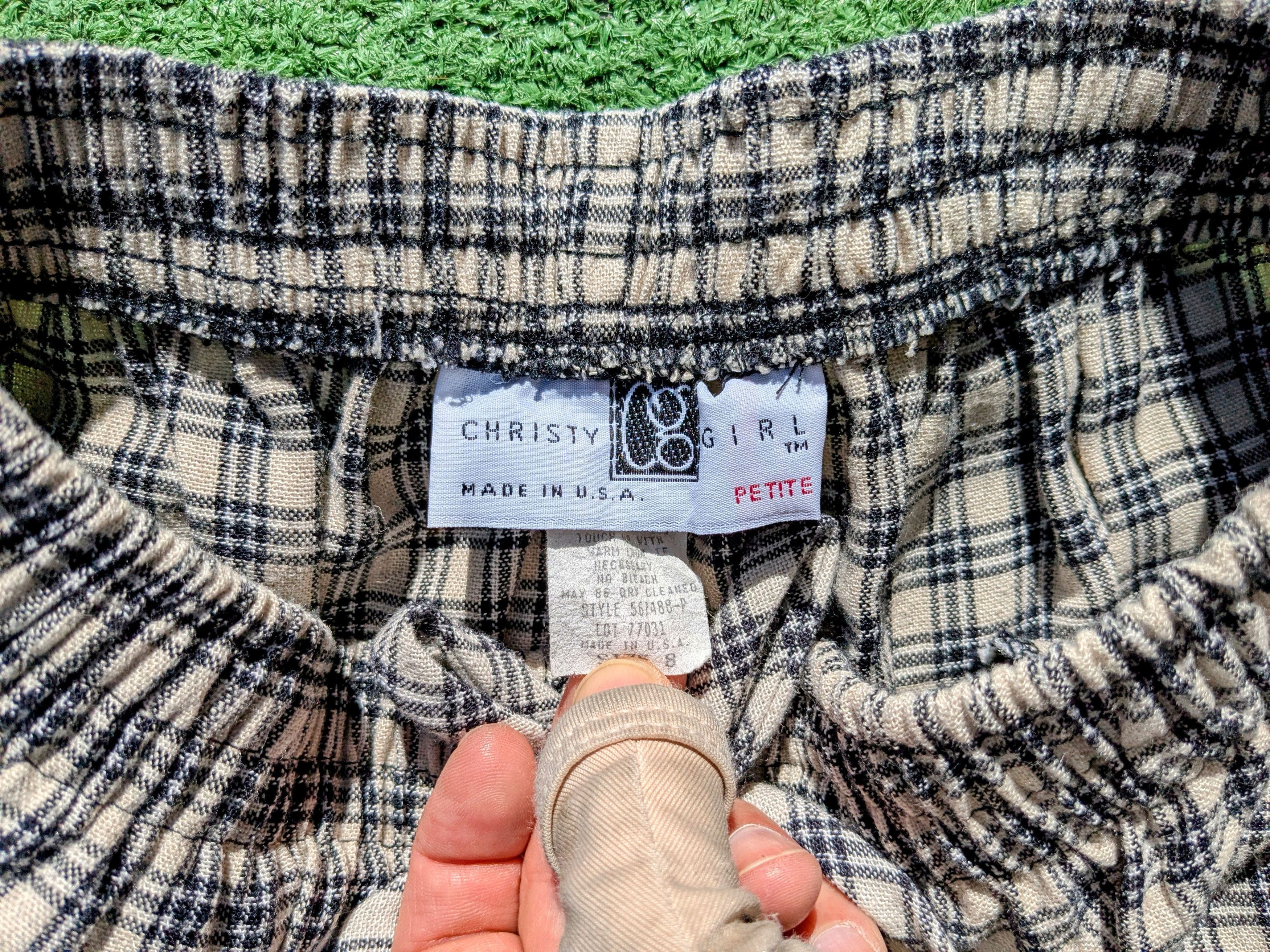 Other Vintage 70'S Christy Girl High-Waisted Pleated Pants Petite Size 22" - 2 Thumbnail