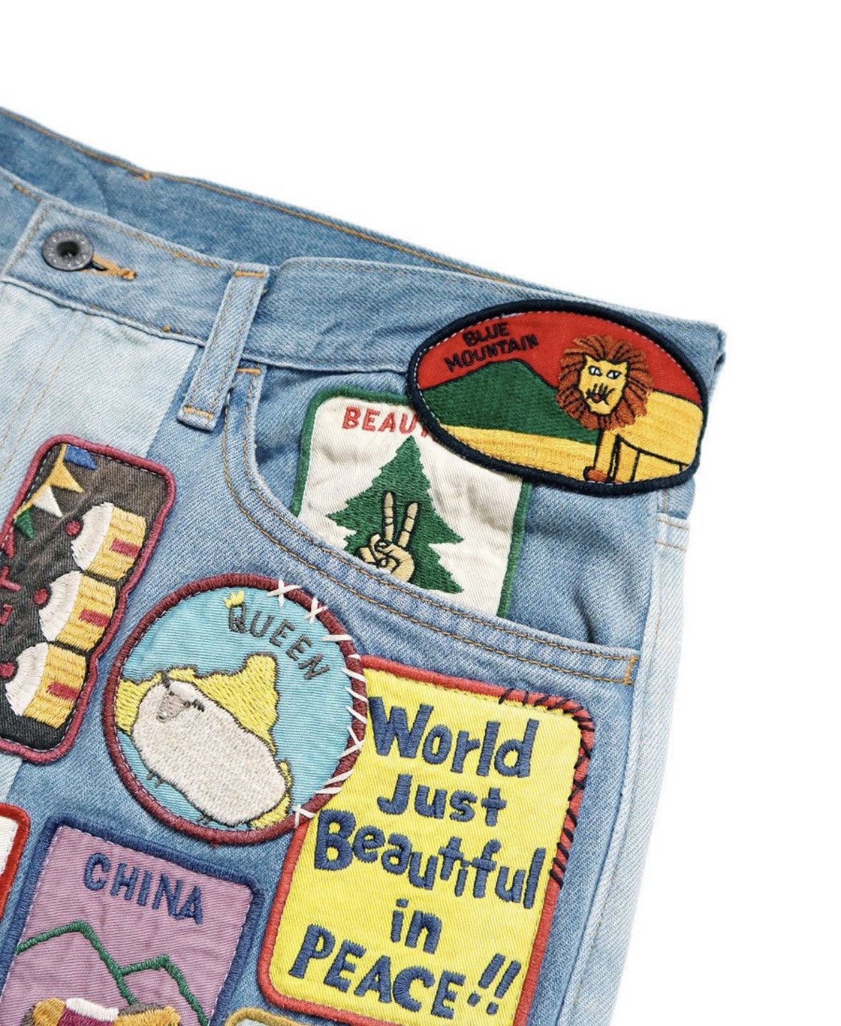 Kapital Kapital hippie Rat Flared (BEAUTIFUL WORLD INSANE) Size US 34 / EU 50 - 5 Thumbnail