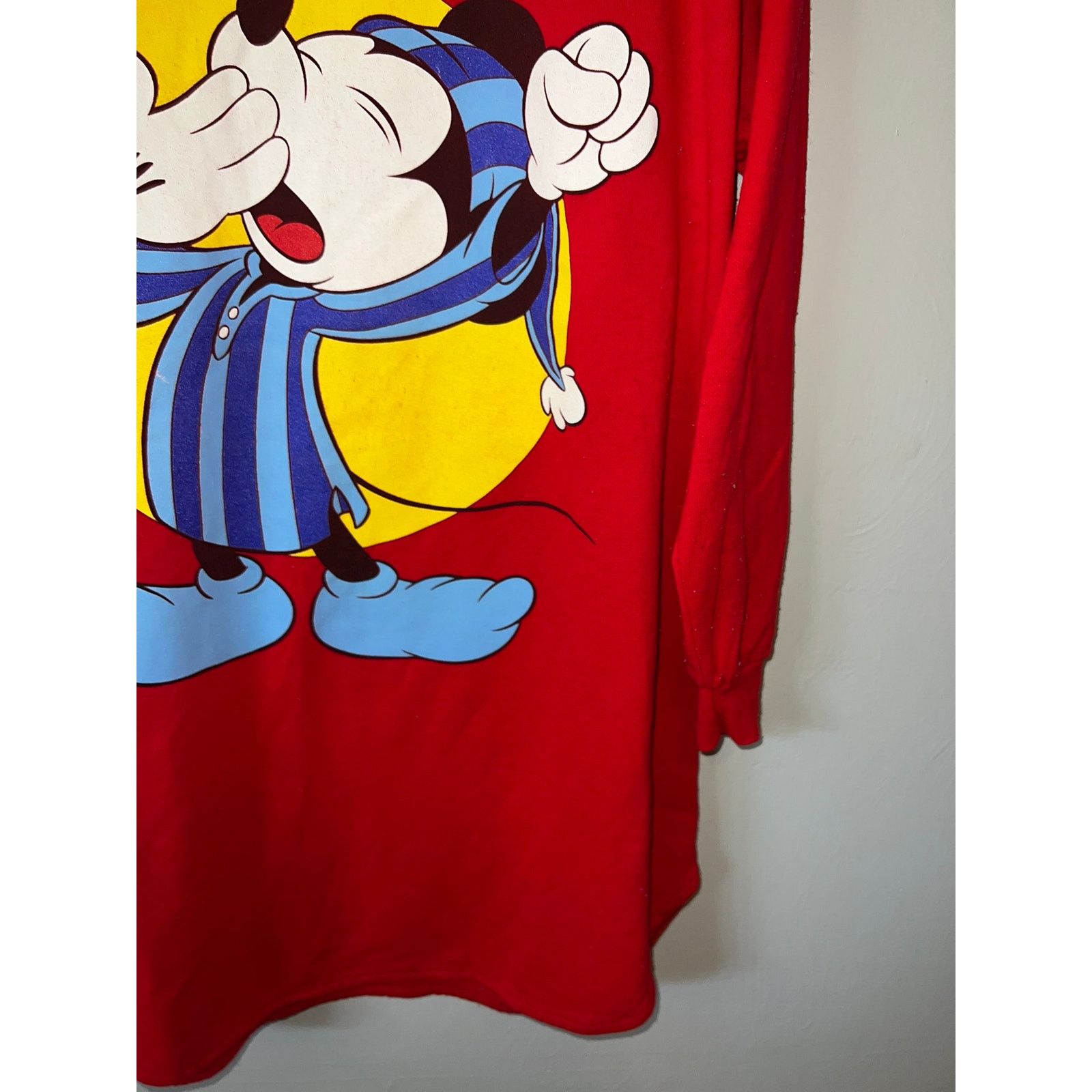 Disney Vintage Mickey Mouse Sleeper Sweatshirt Disney Good Night XL Size US XL / EU 56 / 4 - 5 Thumbnail
