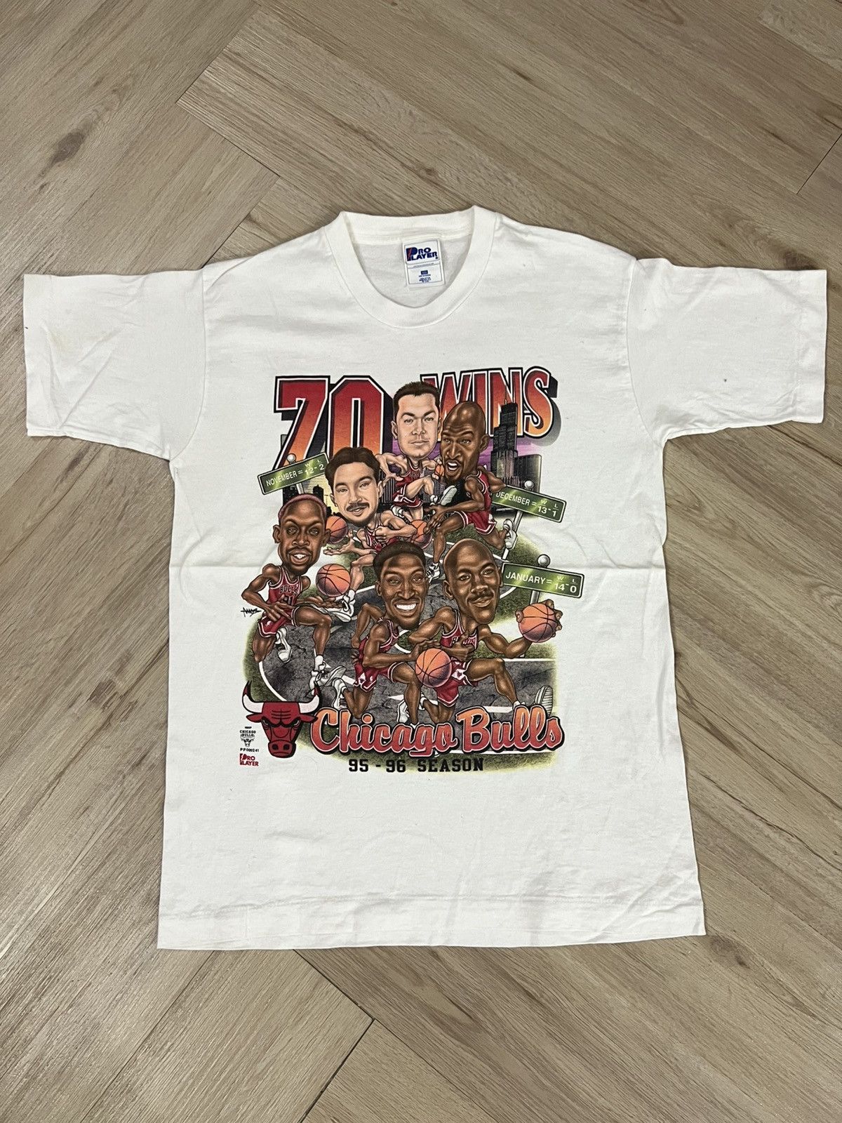 Vintage Chicago Bulls 70 Wins 90s Shirt