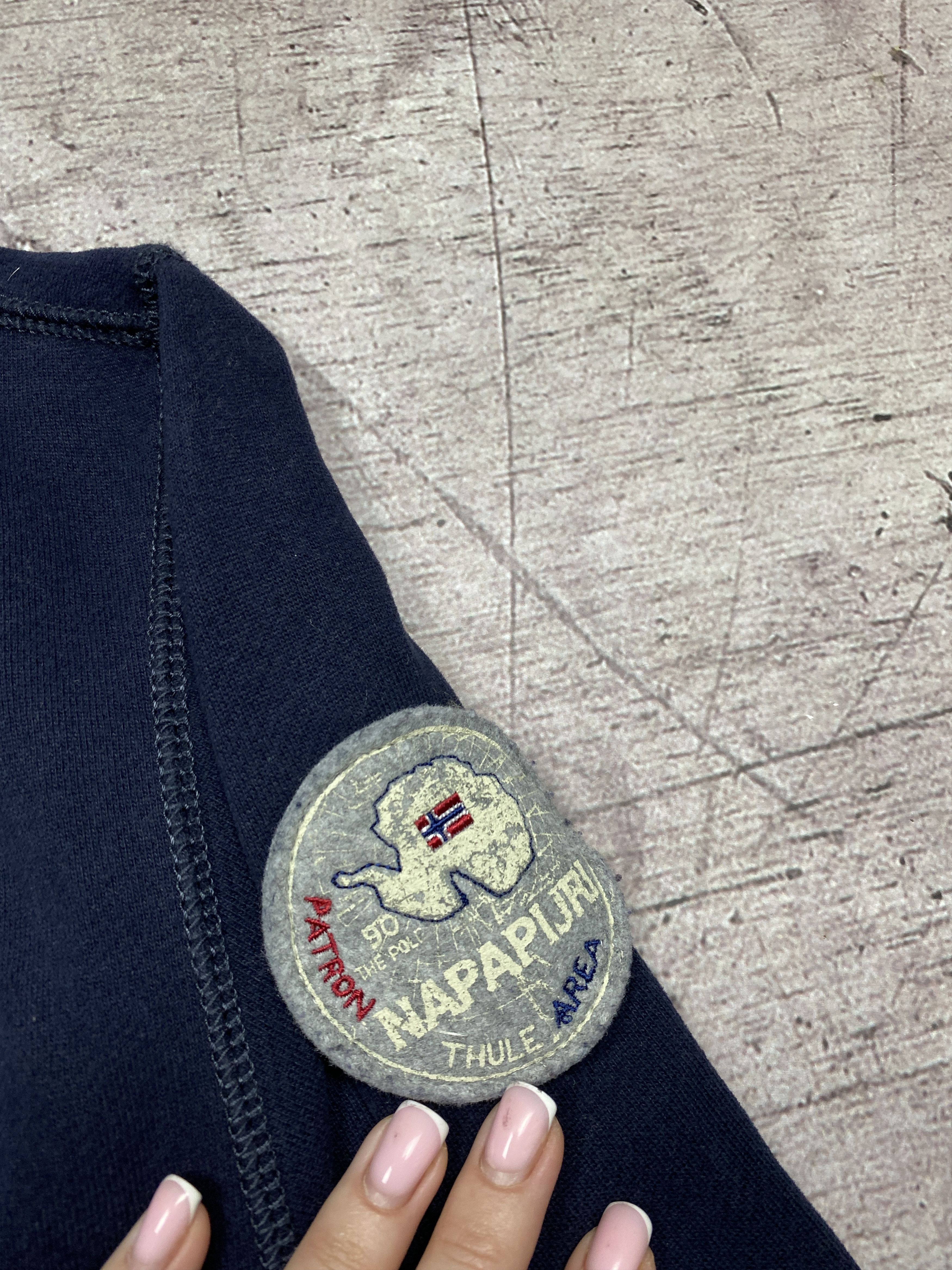 Napapijri × Vintage Napapijri Vintage Mens Full Zip Hoodie Size US XXL / EU 58 / 5 - 5 Thumbnail