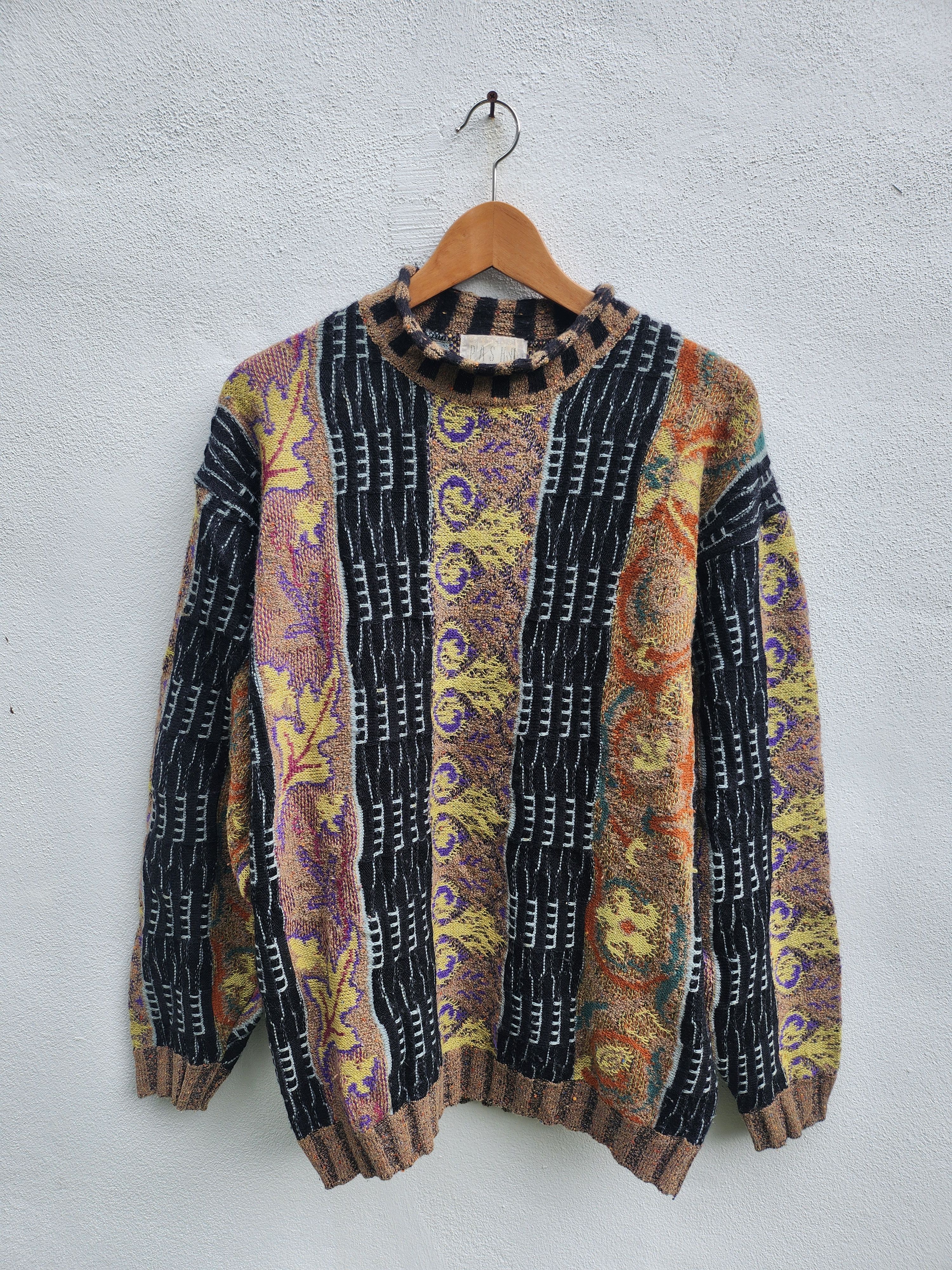 If Six Was Nine × Japanese Brand 💥Nice PASHU Multicolor Coogi Style Jumper Size US L / EU 52-54 / 3 - 1 Thumbnail