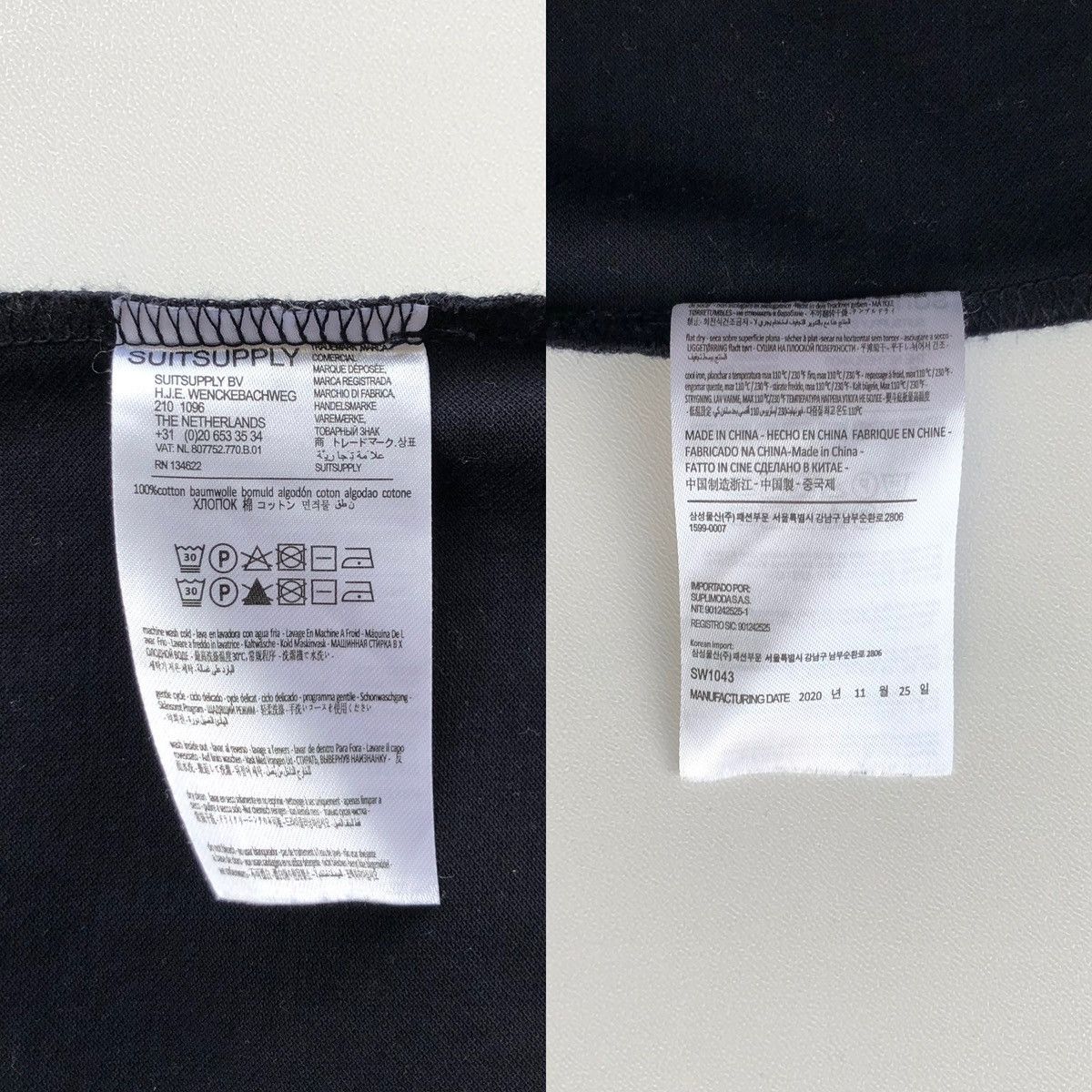 Suitsupply SuitSupply Pure Cotton Pique Polo Shirt Navy Size US XS / EU 42 / 0 - 8 Thumbnail