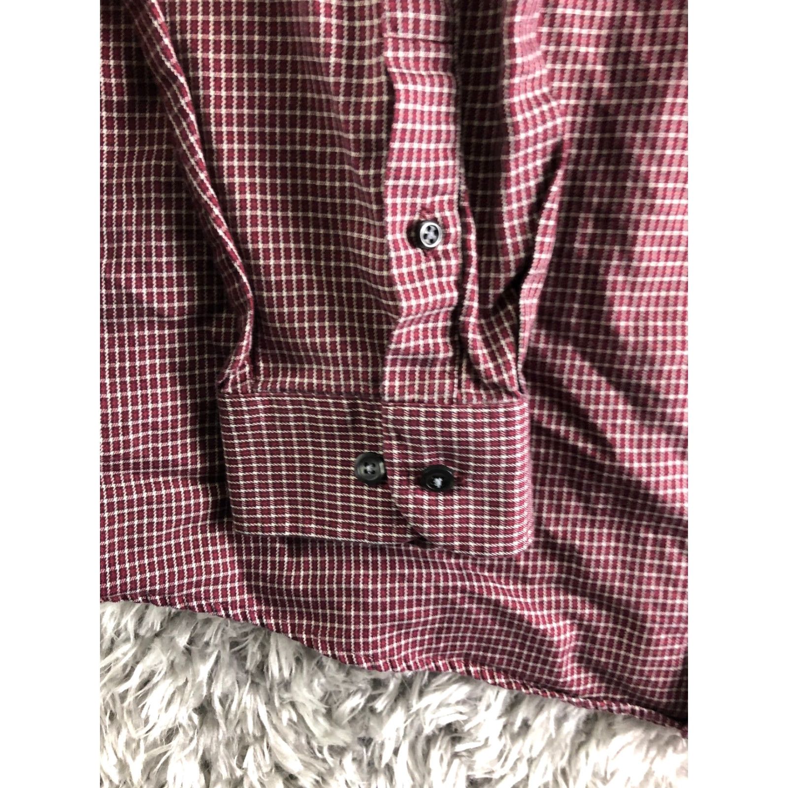 Vintage Hunt Club Mens XXLT Red Plaid Long Sleeve Spread Collar Shirt Size US XXL / EU 58 / 5 - 2 Thumbnail