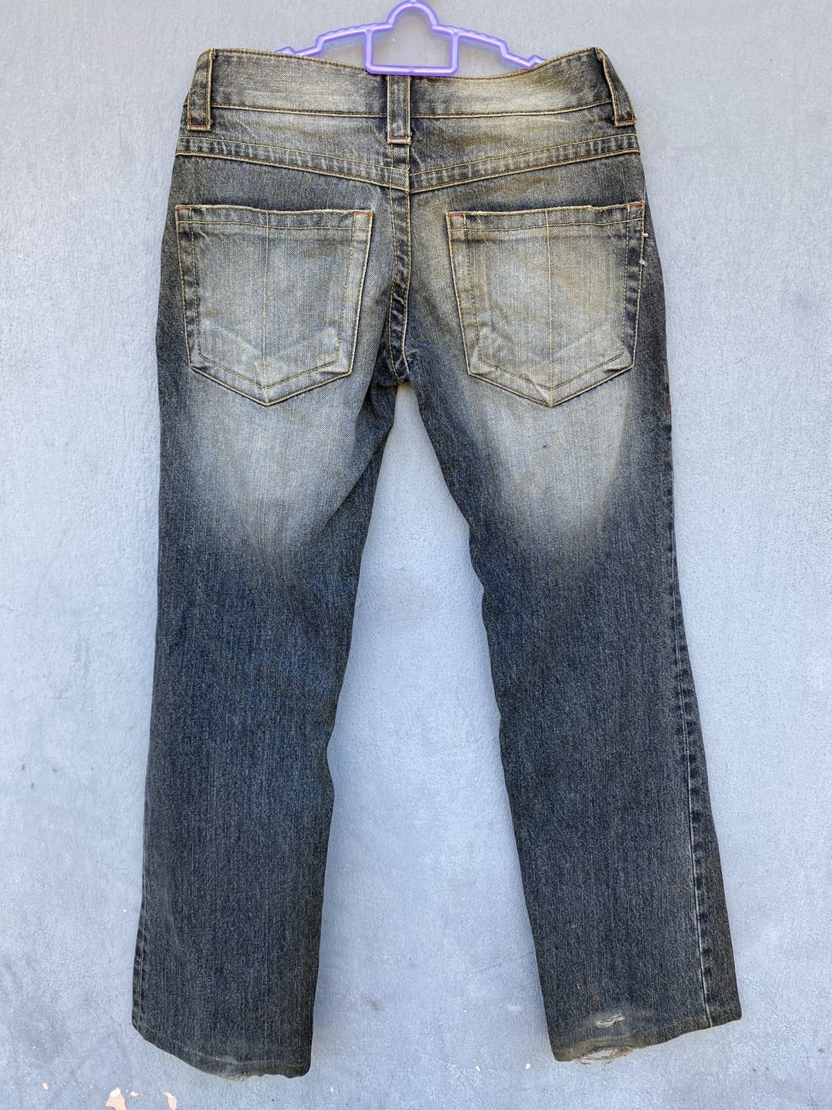 Hysteric Glamour × If Six Was Nine × Vanquish Vanquish Destroyed Distressed Washed Black Ring Jean Size 28" / US 6 / IT 42 - 9 Thumbnail
