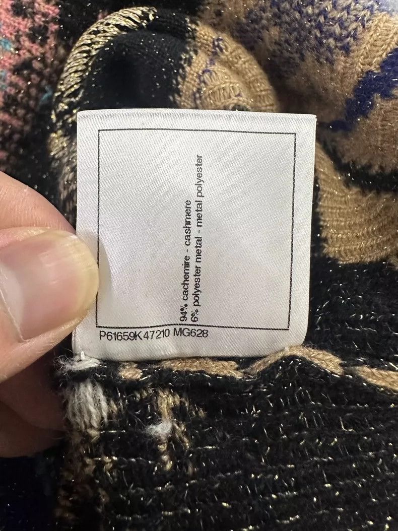 Chanel Chanel Egyptian series beetle cashmere sweater Size XS / US 0-2 / IT 36-38 - 6 Thumbnail