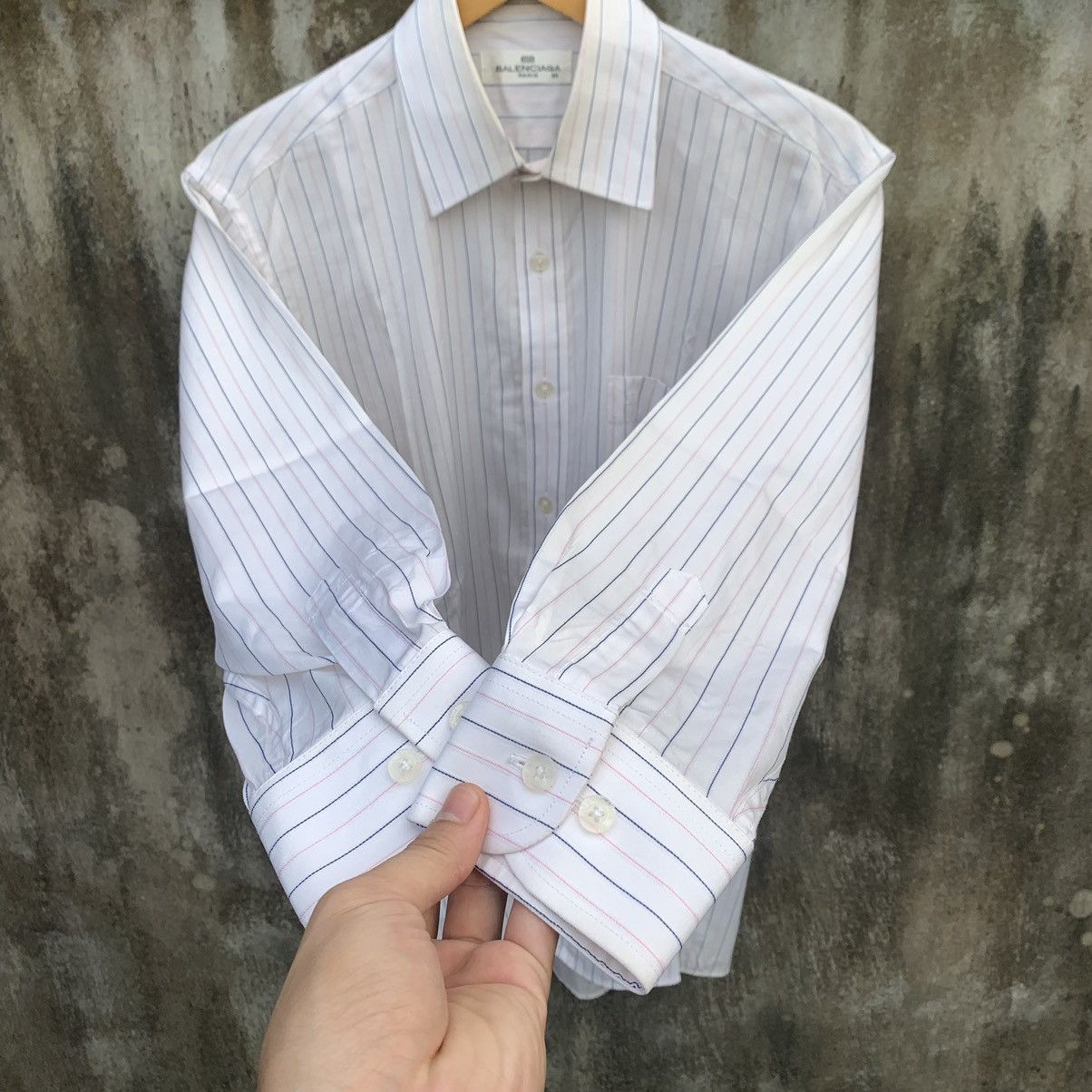 Balenciaga VINTAGE BALENCIAGA BUTTON UP SHIRTS Size US L / EU 52-54 / 3 - 5 Thumbnail