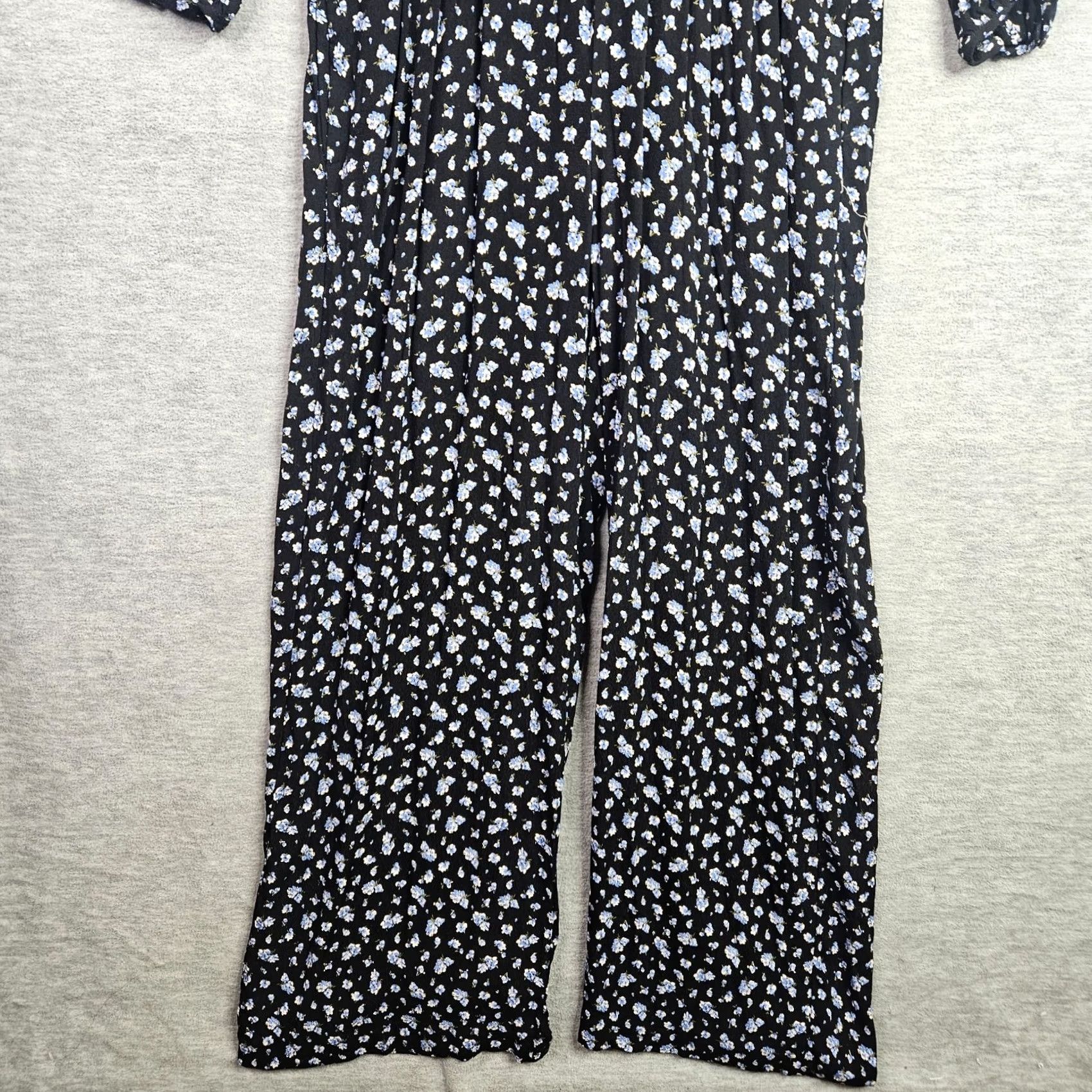 Madewell Madewell Jumpsuit Women’s Floral Ruffle-Sleeve Tie-Waist Size M Size 32" / US 10 / IT 46 - 5 Thumbnail