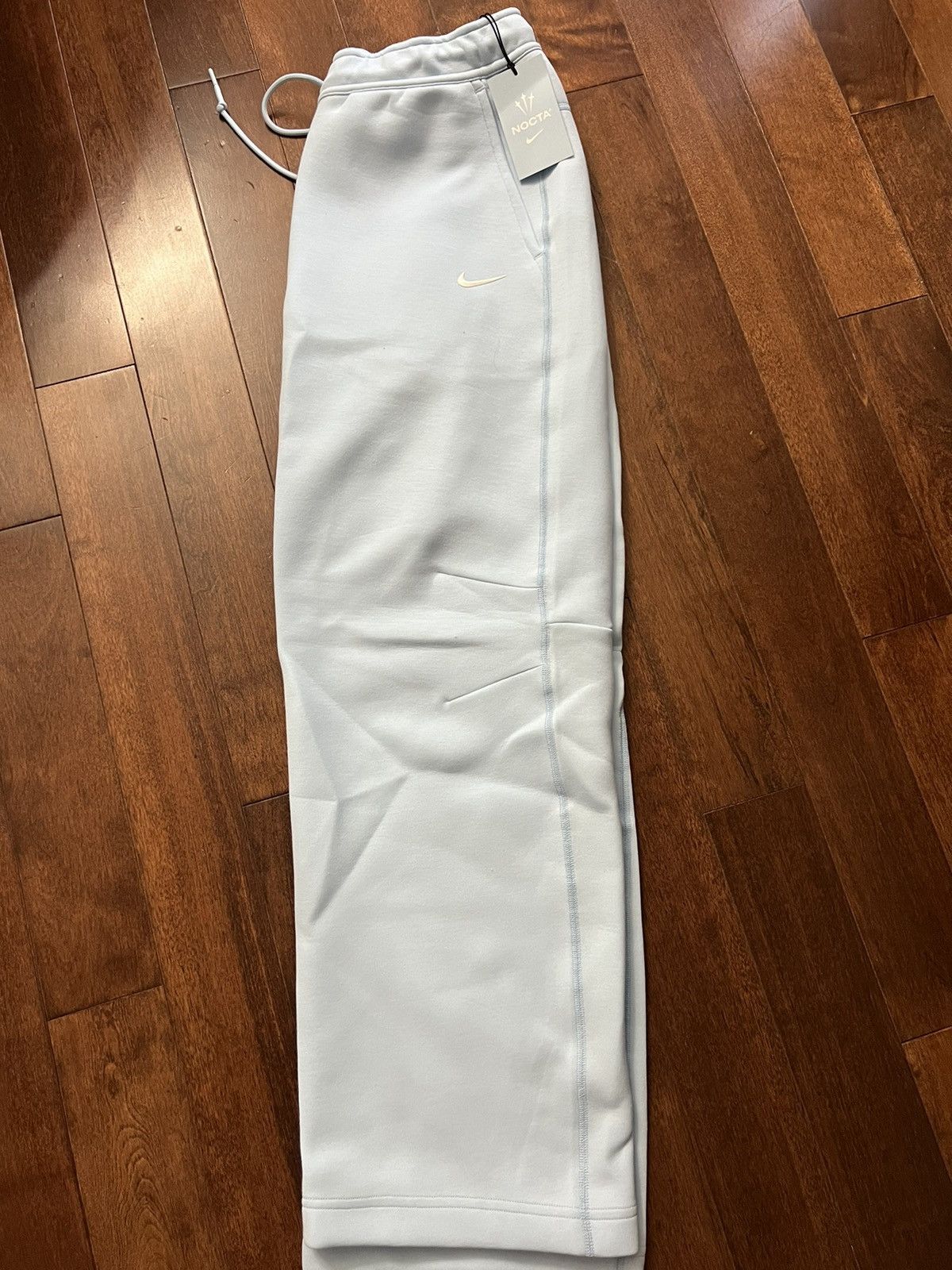 image of Drake x Nike Nocta Tech Fleece Pants in Blue Bay, Men's (Size 34)