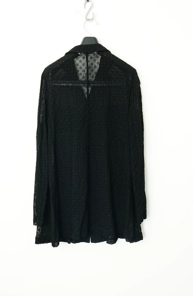 Comme des Garcons Comme des Garcons Rayon openwork embroidered jacket coat Size S / US 4 / IT 40 - 6 Thumbnail