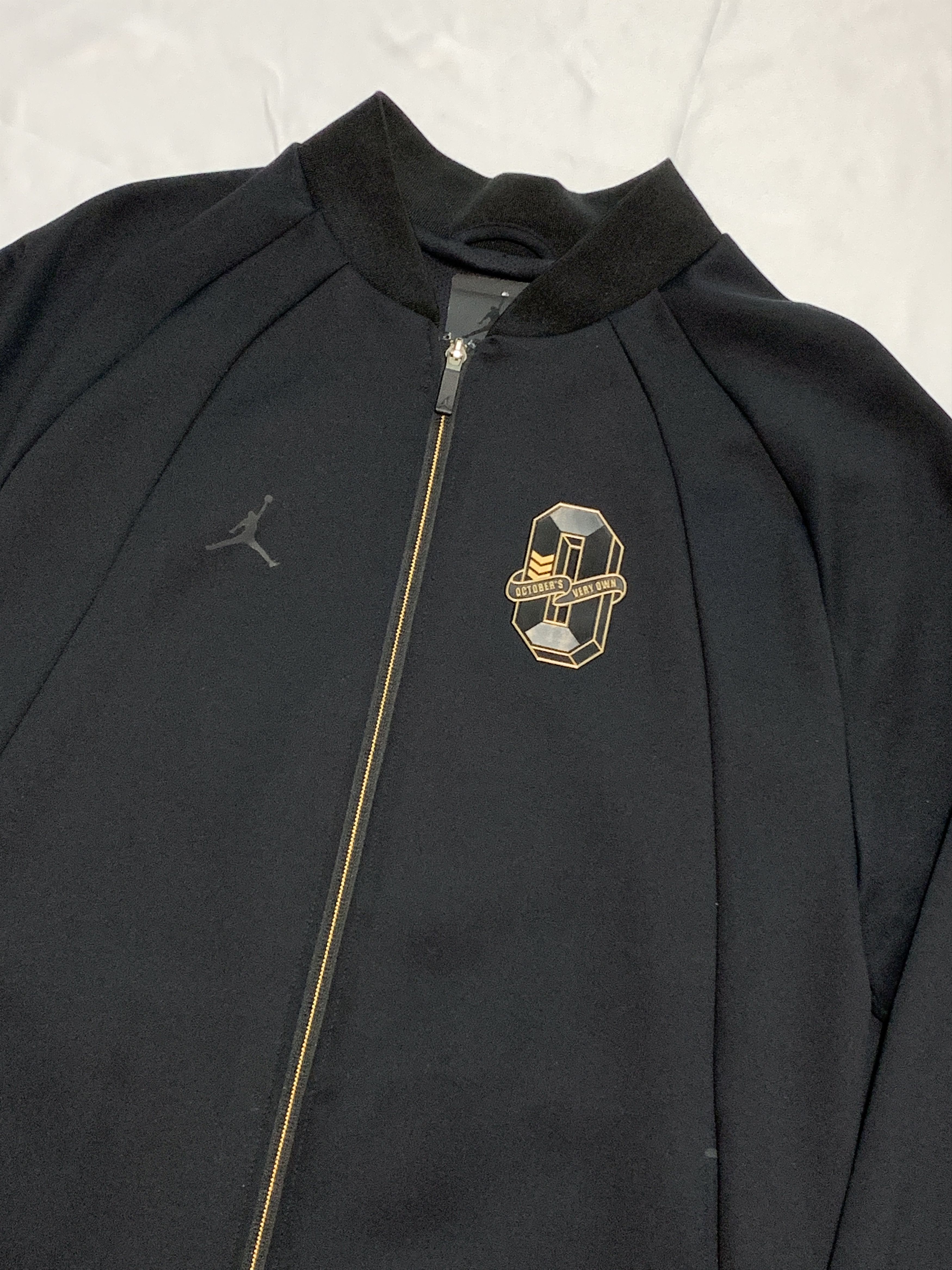 Jordan Brand NIKE AIR JORDAN x OVO Metallic GOLD Retro JACKET Size US M / EU 48-50 / 2 - 2 Thumbnail