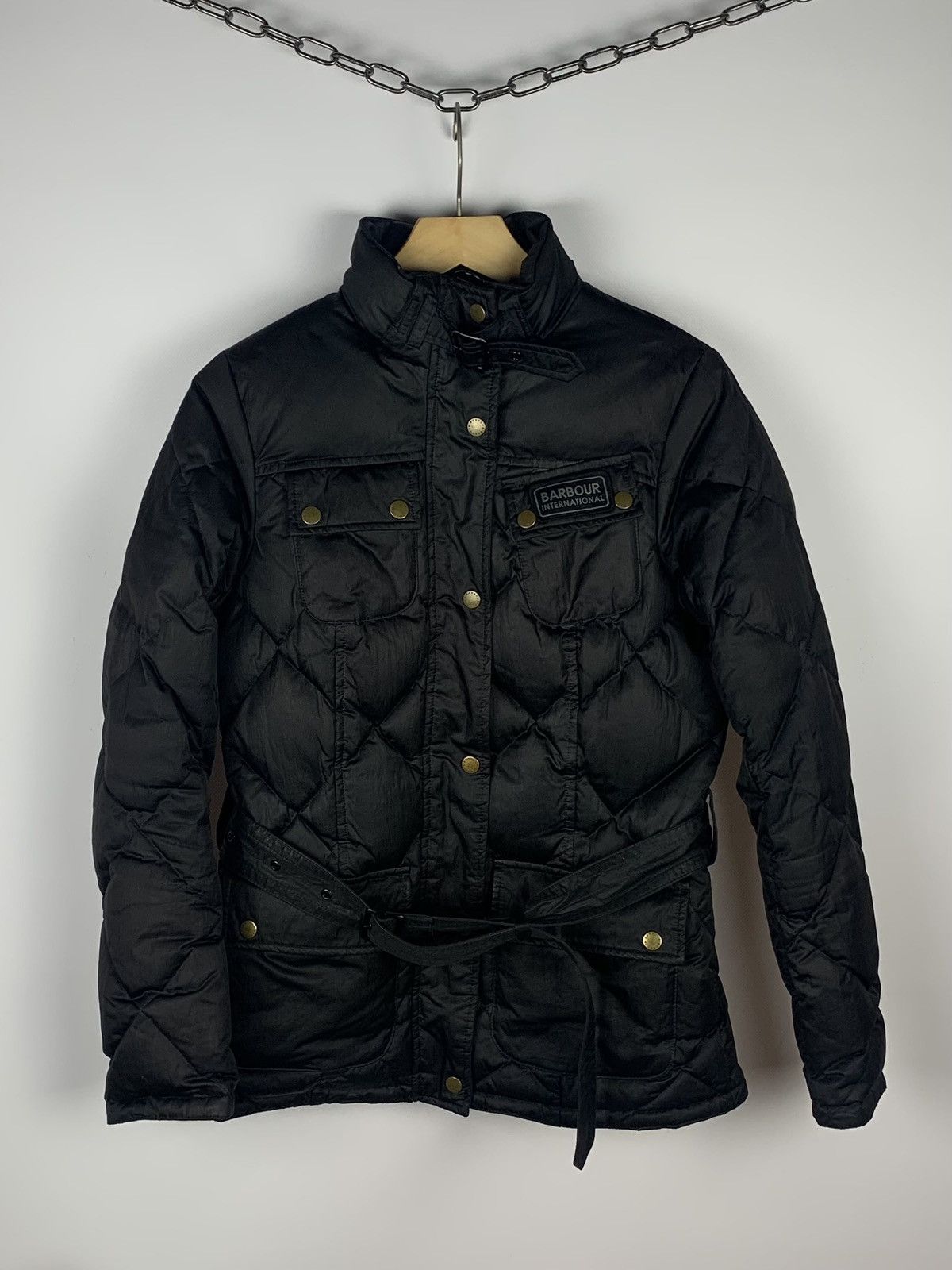 Barbour Vintage Barbour Nation Down Jacket Women’s Size UK 10 Black Size M / US 6-8 / IT 42-44 - 2 Thumbnail