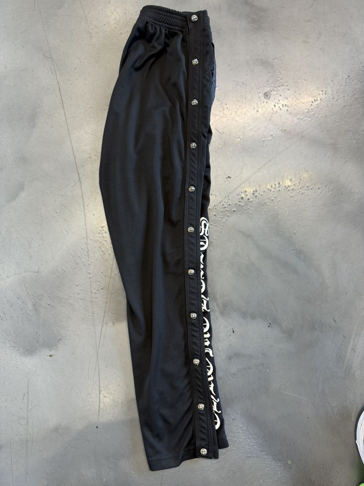 Chrome Hearts Chrome Heart Breakaway Silver Hardware Black Track Pants Size US 32 / EU 48 - 4 Thumbnail