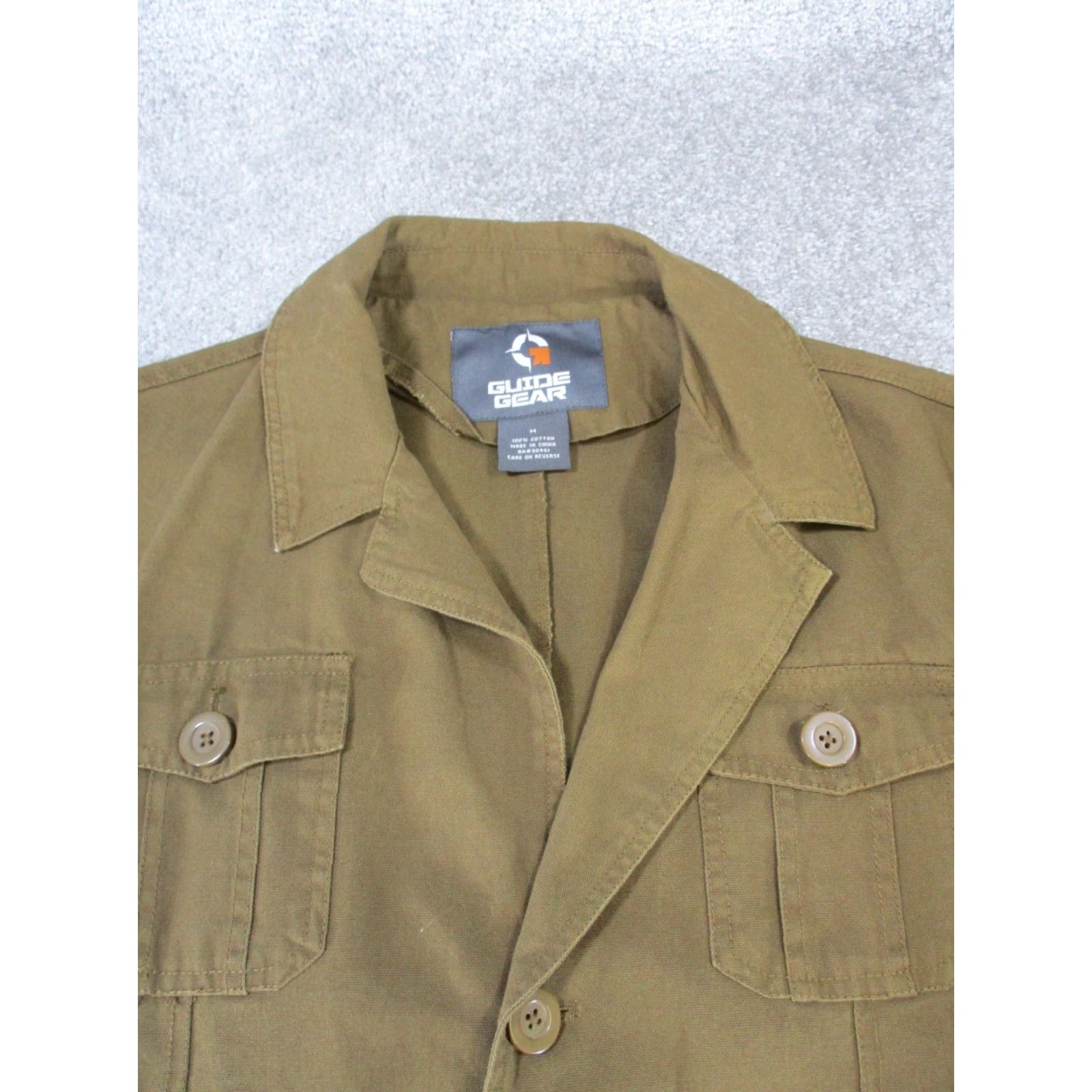 Vintage Guide Gear Jacket Mens Medium Brown Cotton Canvas Hiking Size US M / EU 48-50 / 2 - 2 Thumbnail