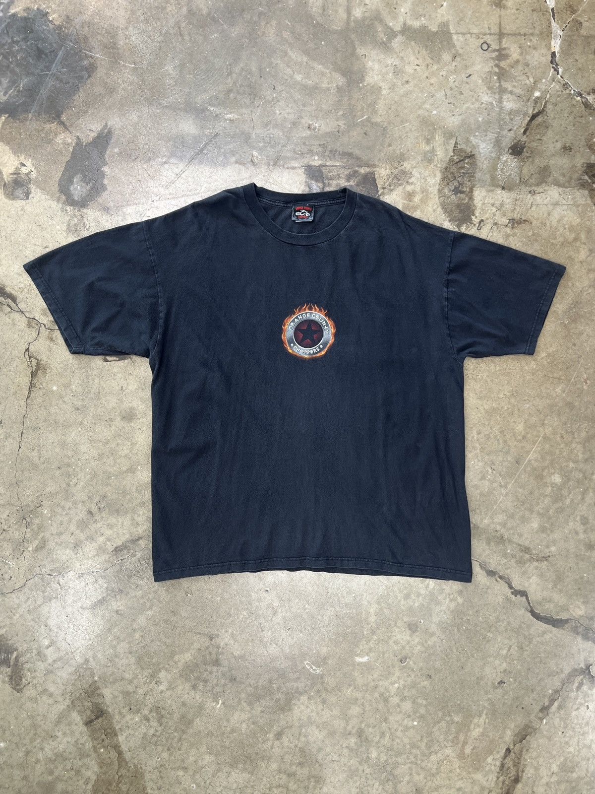 West Coast Choppers Vintage Orange County Choppers Motorcycle Flag Tee XXL Size US XXL / EU 58 / 5 - 6 Thumbnail