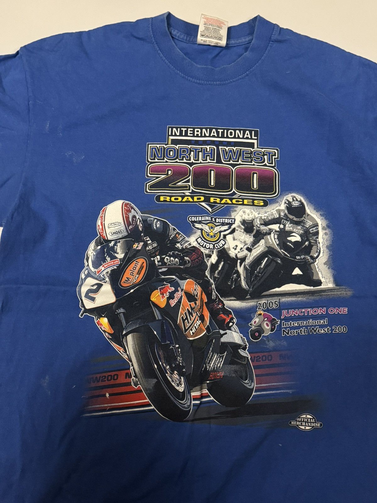 Vintage Vintage Motorcycle NW Road Races 2005 Tee Size US L / EU 52-54 / 3 - 5 Thumbnail