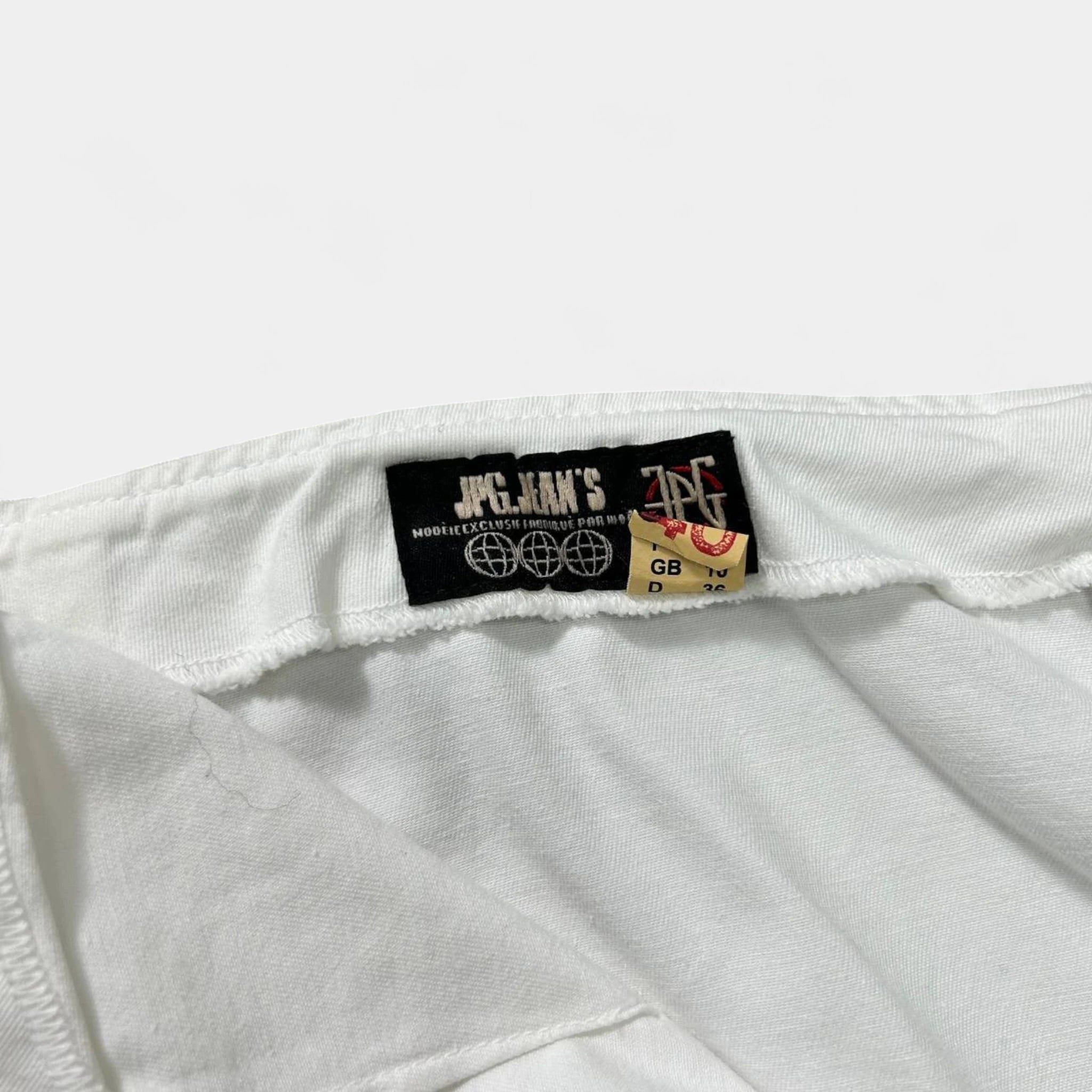 Jean Paul Gaultier Jean Paul Gaultier 2000s Cargo White Skirt Size 27" / US 4 / IT 40 - 5 Thumbnail