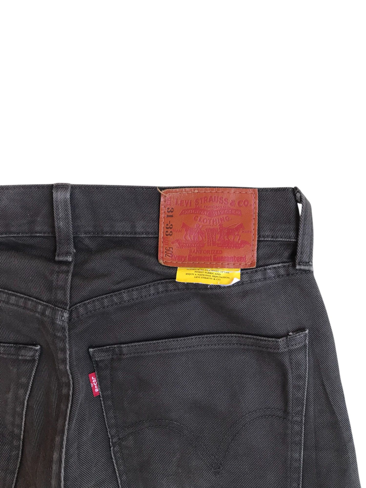 Levi's Vintage Levis 502 japan market darkbrown W30x29 BJ02-17 Size US 32 / EU 48 - 9 Thumbnail