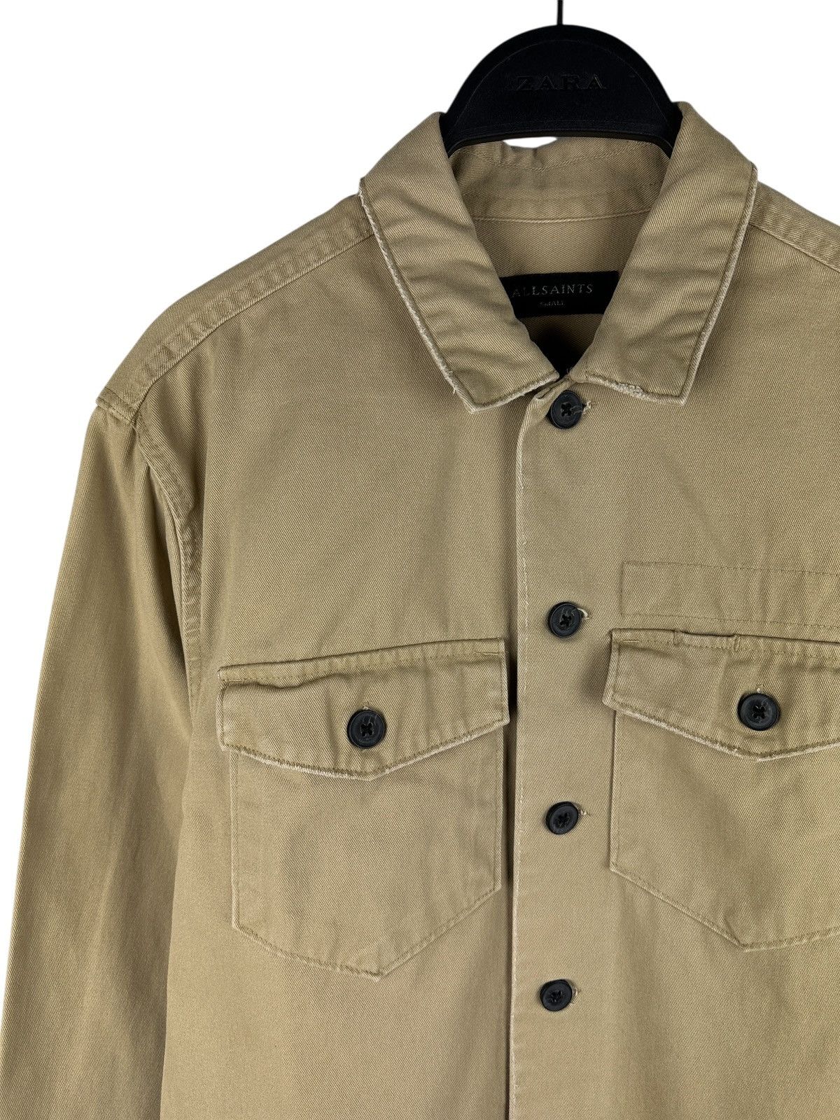 Allsaints Allsaints Encamp Distressed Heavy Shirt L/S Jacket Overshirt Size US S / EU 44-46 / 1 - 2 Thumbnail