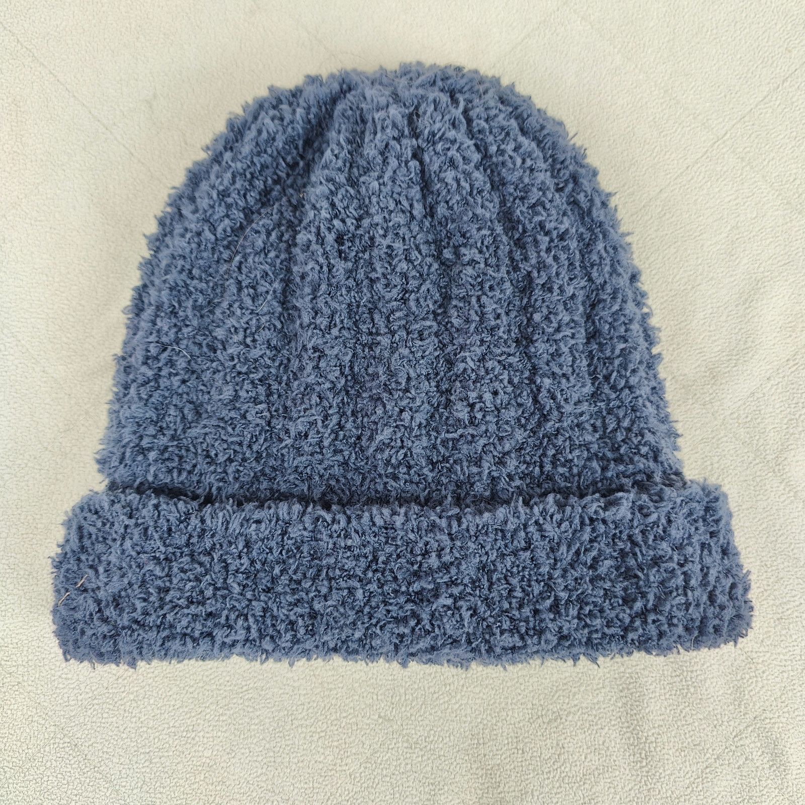 Free People Free People Cloud Rib Beanie Hat Womens One Size Navy Blue Size ONE SIZE - 1 Thumbnail