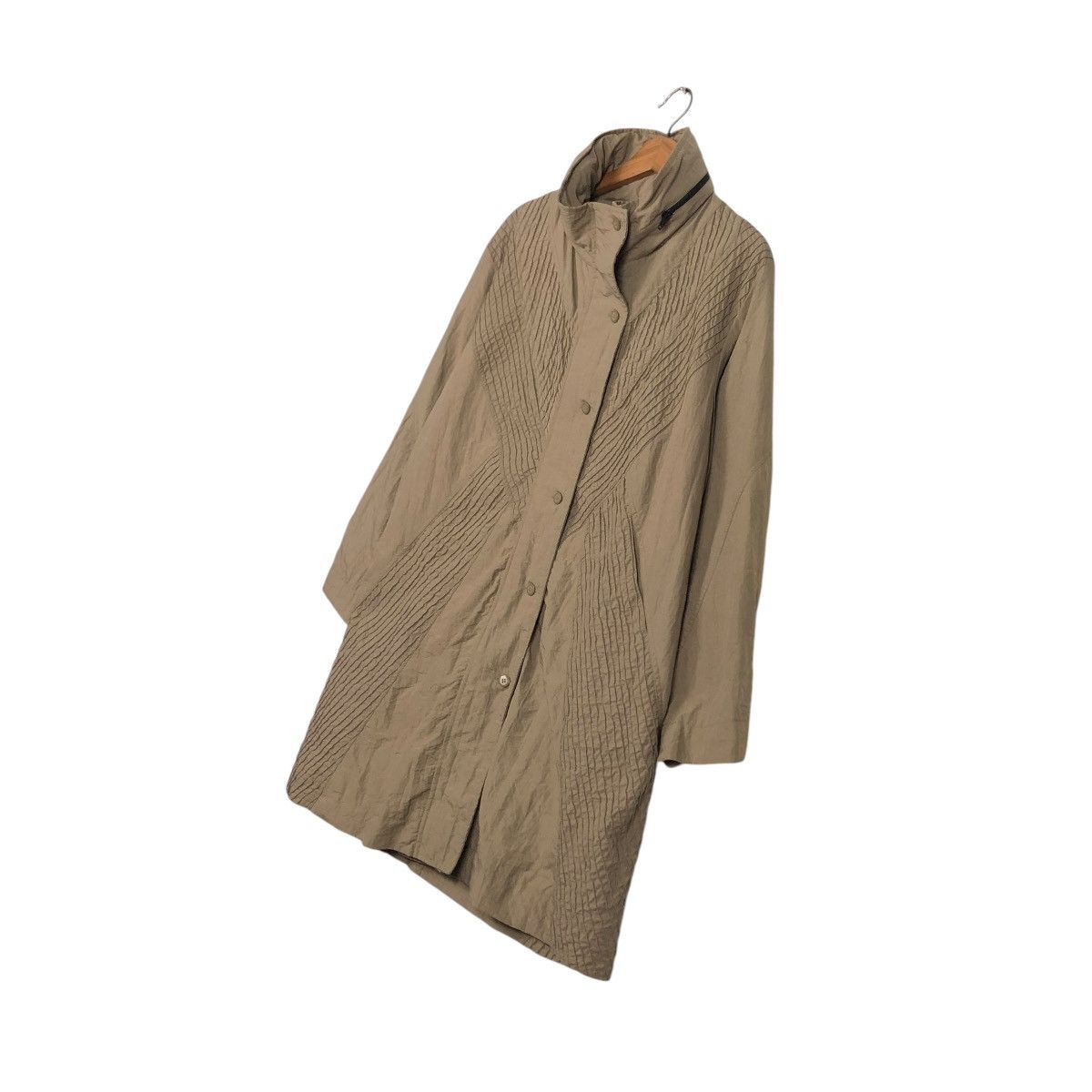 Japanese Brand 🔥VINTAGE CHORE LONG JACKET MANA PLEATED ISSEY MIYAKE Size US M / EU 48-50 / 2 - 4 Thumbnail