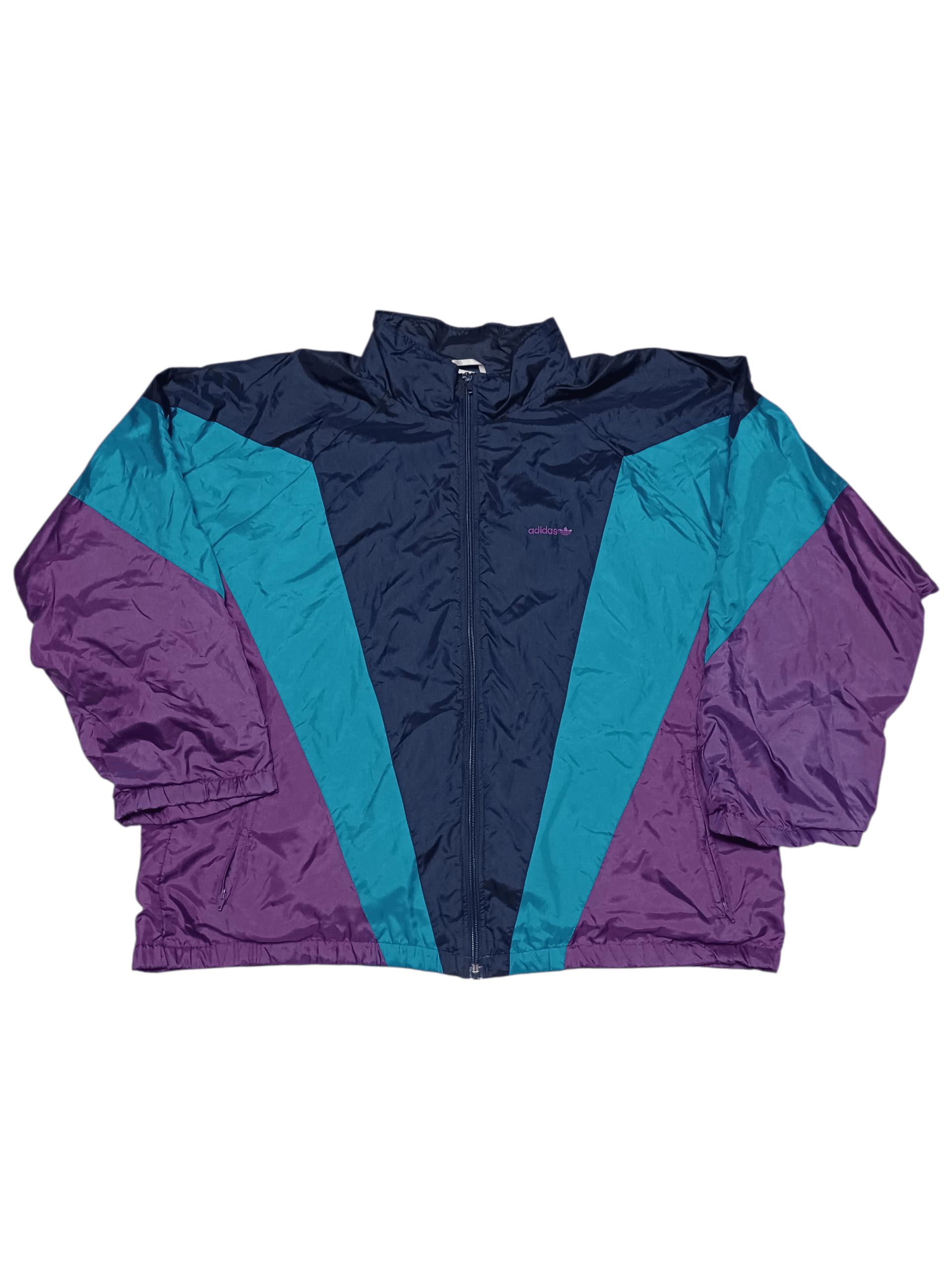 Adidas × Vintage Vintage Adidas Tracksuit Nylon Y2K Drill | Grailed